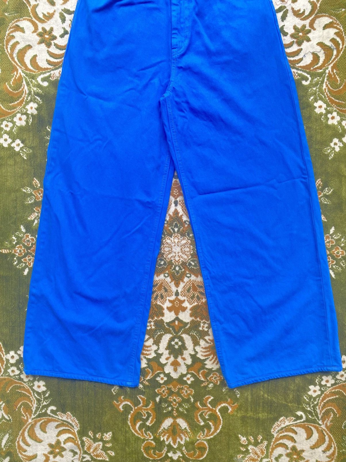 Marni × Uniqlo Marni x Uniqlo Blue Wide Leg Jeans Size 25" / US 0 / IT 36 - 4 Thumbnail
