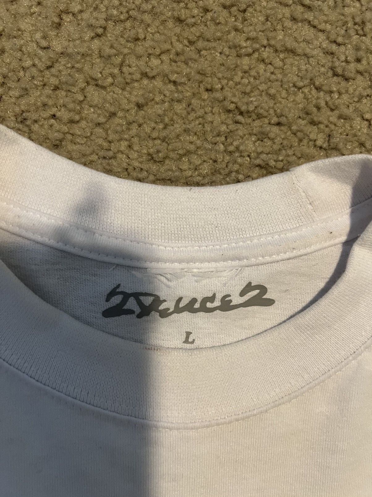 Other 2Deuce Truly Yours White Tee Size US L / EU 52-54 / 3 - 3 Thumbnail