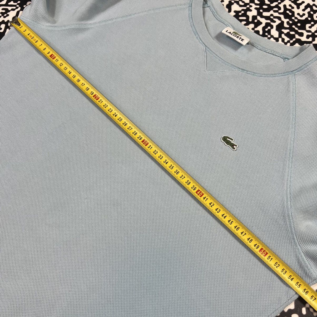Lacoste Vintage Y2K Lacoste Retro Boxy Blue Sweater Casual Style Size M / US 6-8 / IT 42-44 - 11 Thumbnail