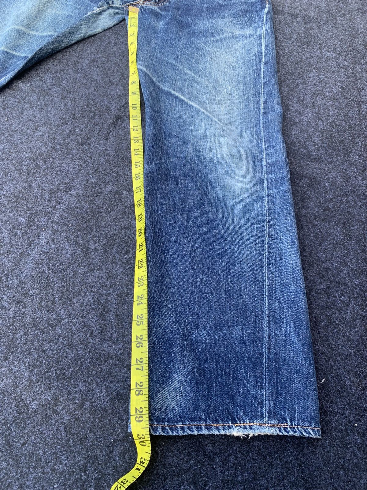 Evisu Vintage Evis selvedge No1 (old name before evisu). Size US 28 / EU 44 - 10 Thumbnail