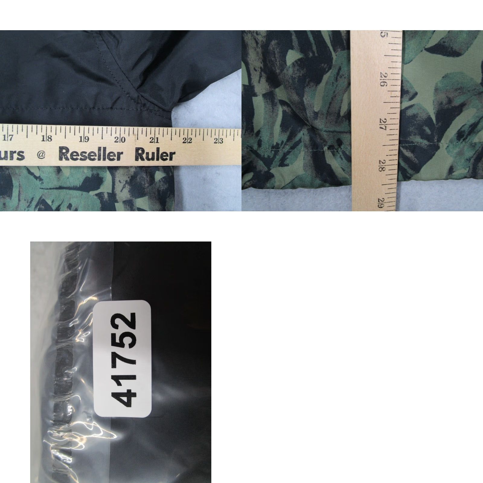 RVCA RVCA Jacket Mens Medium Green Camo 1/4 Zip Windbreaker Pullover Anorak Skate Size US M / EU 48-50 / 2 - 8 Thumbnail