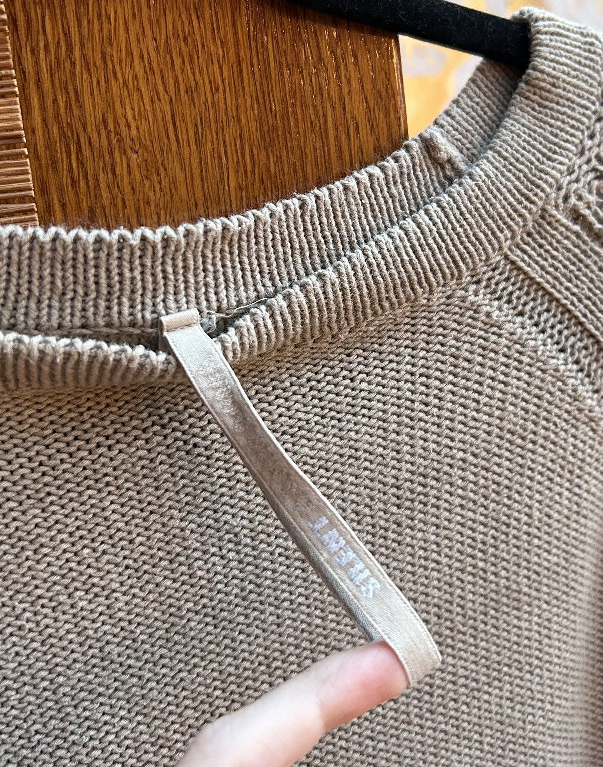 Silent By Damir Doma Silent Damir Doma Knit Sweater Linen Cotton Blend Beige Size US M / EU 48-50 / 2 - 8 Thumbnail