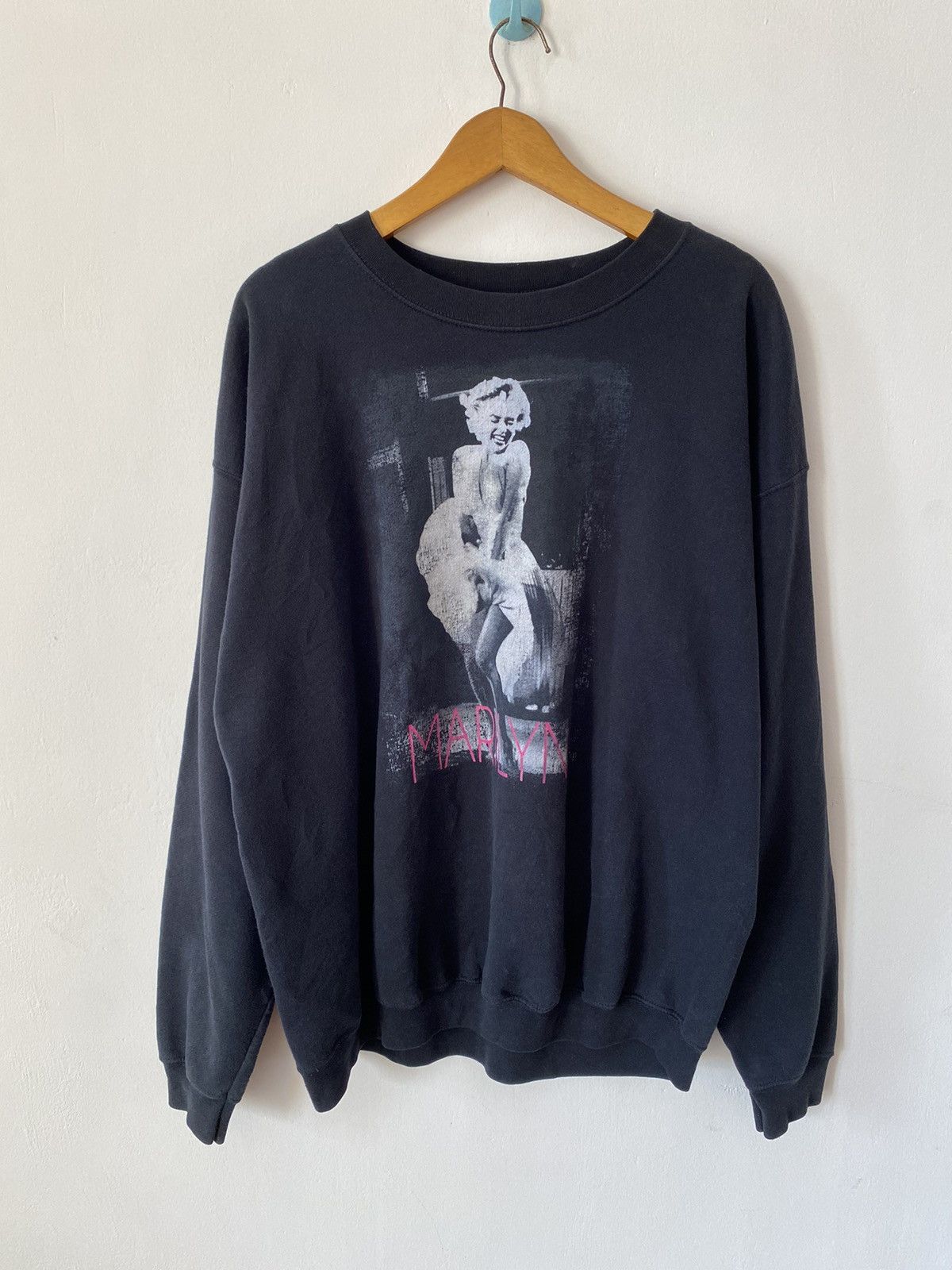 Vintage Vintage marilyn Monroe y2k retro sweatshirt Size US XL / EU 56 / 4 - 1 Thumbnail