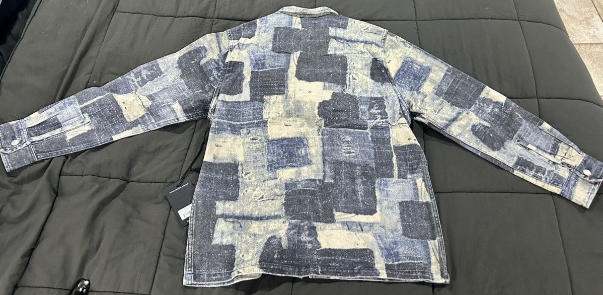 Pleasures PLEASURES Boro Work Jacket – Indigo Size US M / EU 48-50 / 2 - 14 Thumbnail