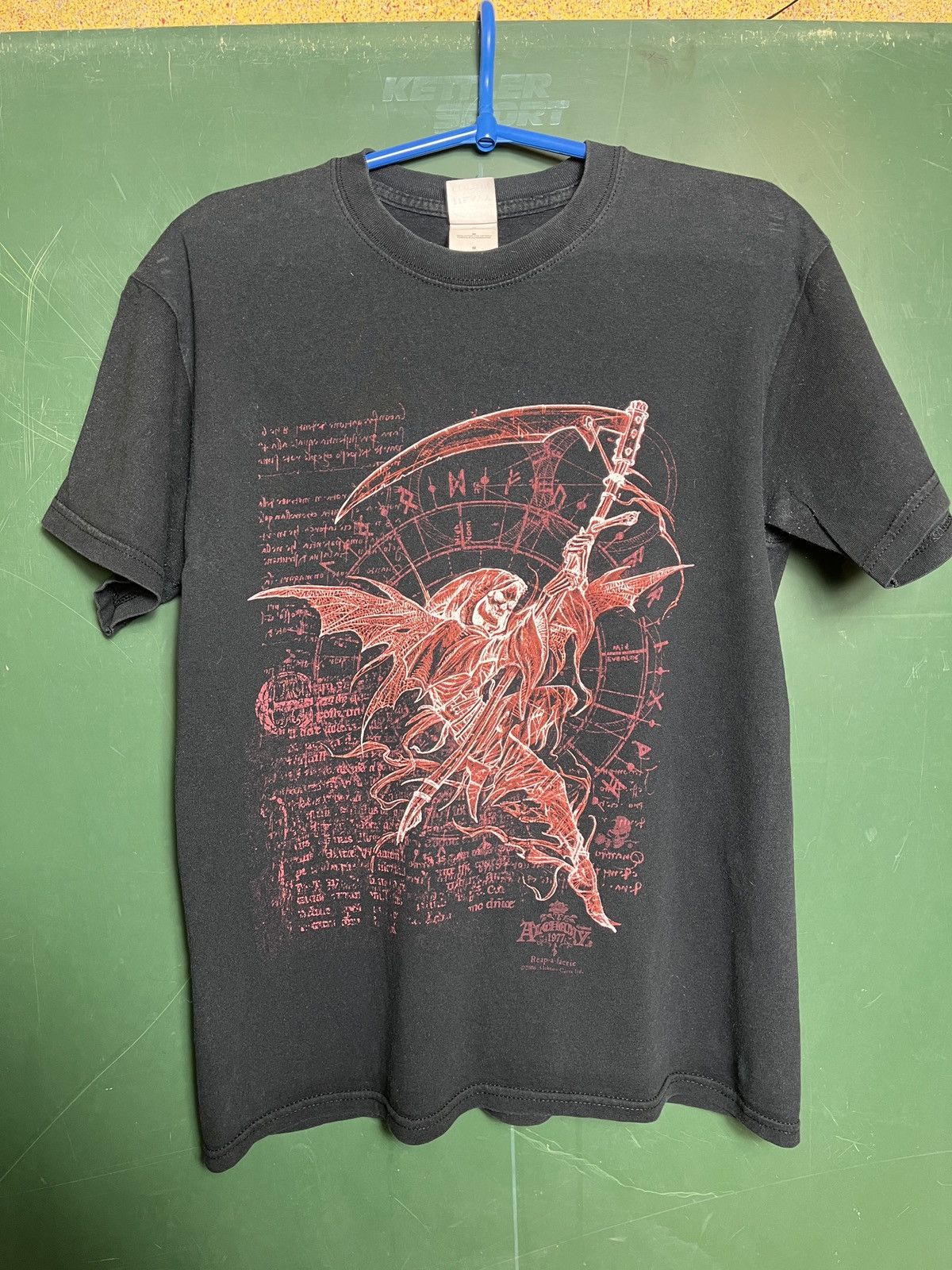 Vintage Vintage The Alchemy Gothic Reaper Lament T-Shirt Size US M / EU 48-50 / 2 - 1 Thumbnail