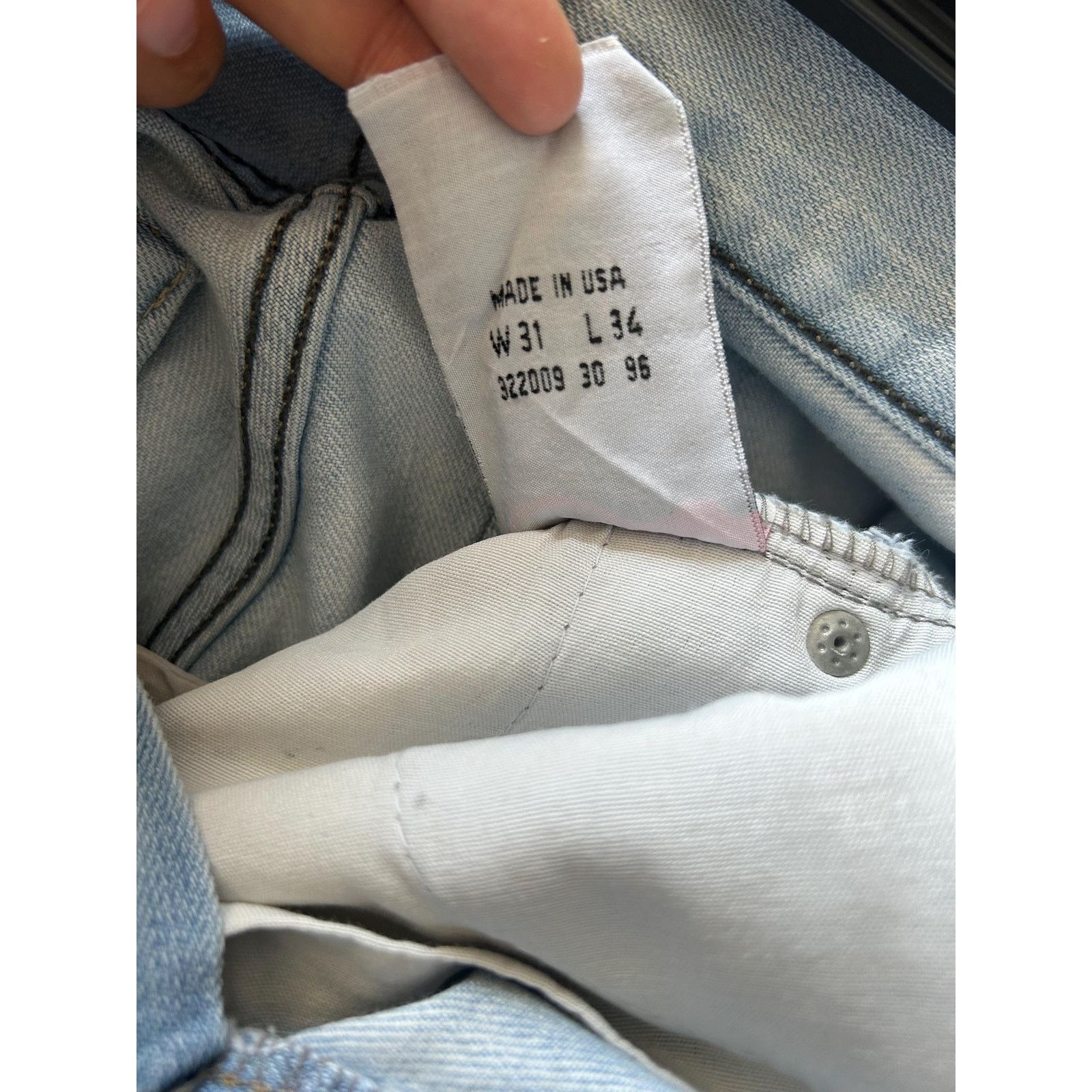 Levi's Vintage Levi's 507 Jeans Made in USA 96 High riseDenim-W31 Size US 31 - 7 Thumbnail