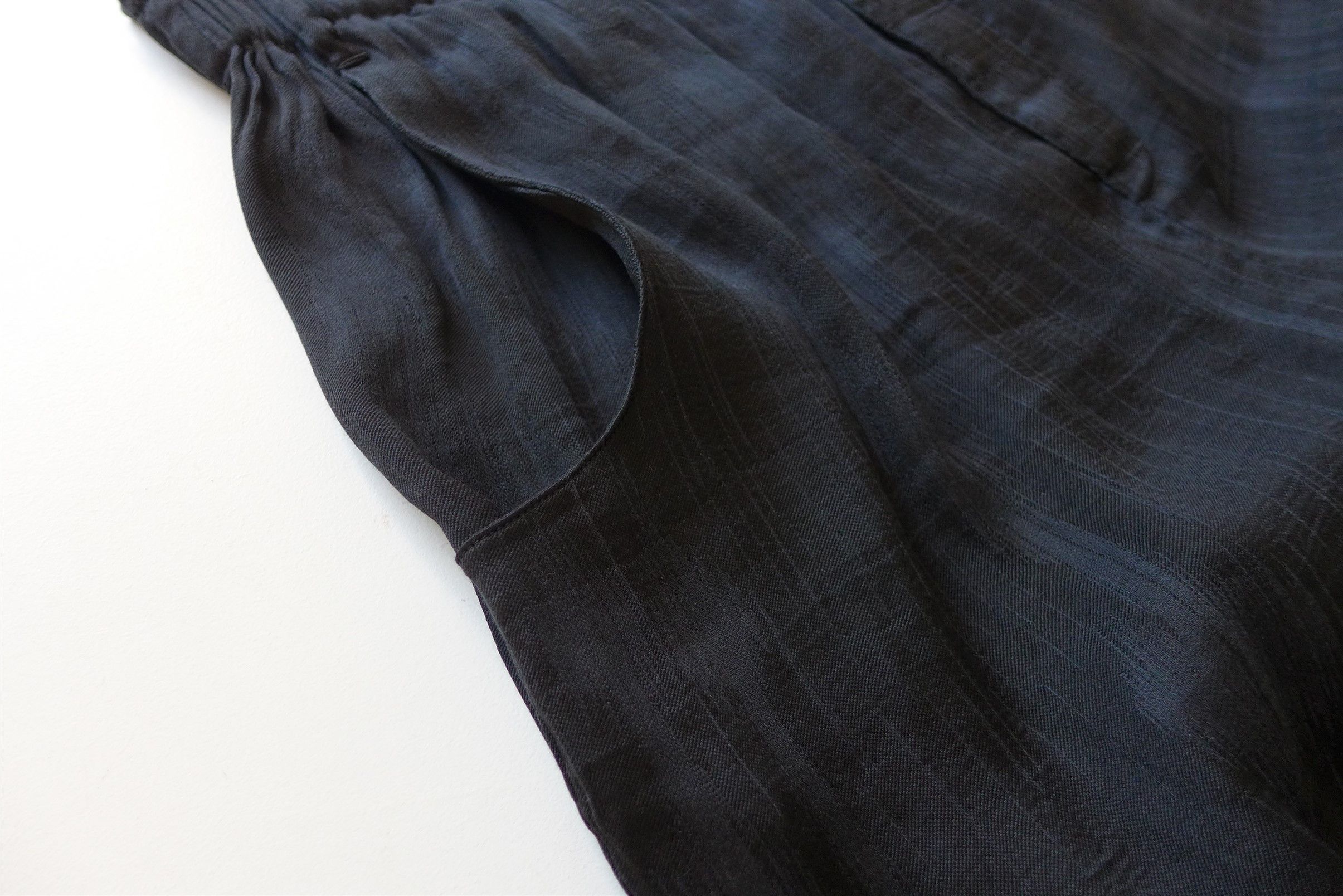 Saint Laurent Paris Saint Laurent Paris Baggy Pants - Black Linen & Silk Size US 32 / EU 48 - 11 Thumbnail