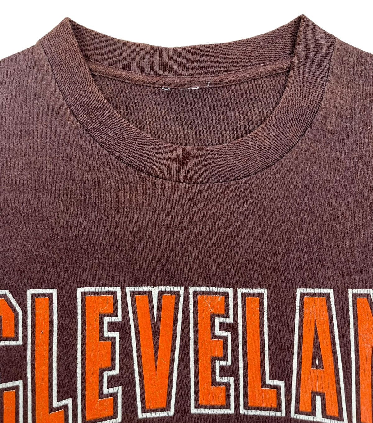 NFL × Vintage 90s Sunfaded Vintage NFL Cleveland Browns tee Size US M / EU 48-50 / 2 - 4 Thumbnail