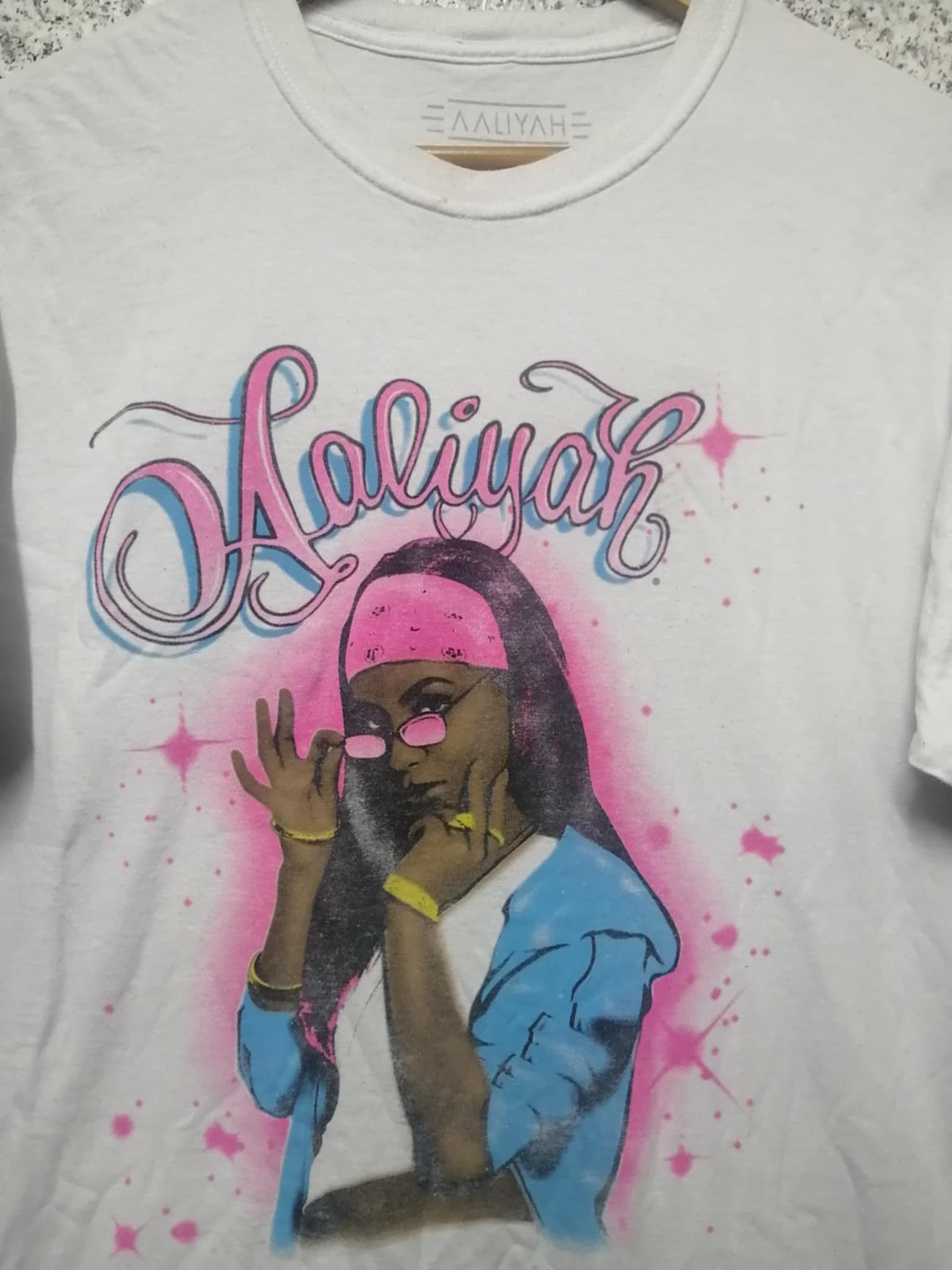 Band Tees × Rap Tees × Vintage Vintage Aaliyah Graphic Tee Size US M / EU 48-50 / 2 - 3 Thumbnail