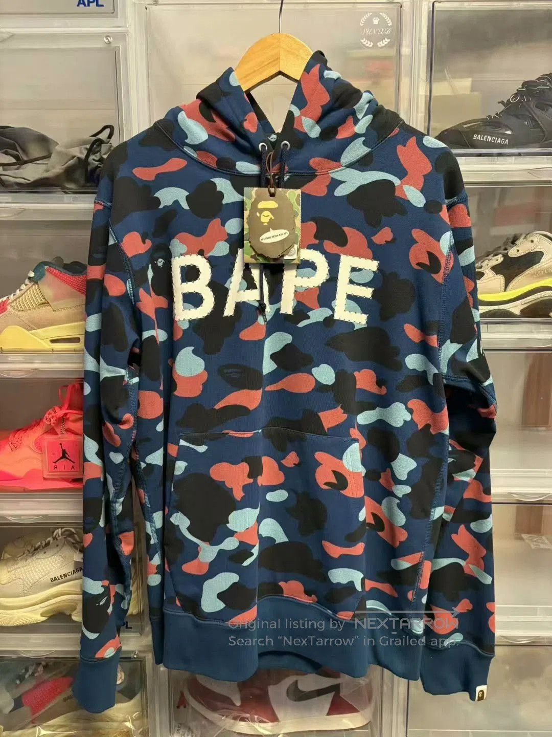 Bape bape camouflage hoodie with tags, new condition. Size US L / EU 52-54 / 3 - 1 Thumbnail