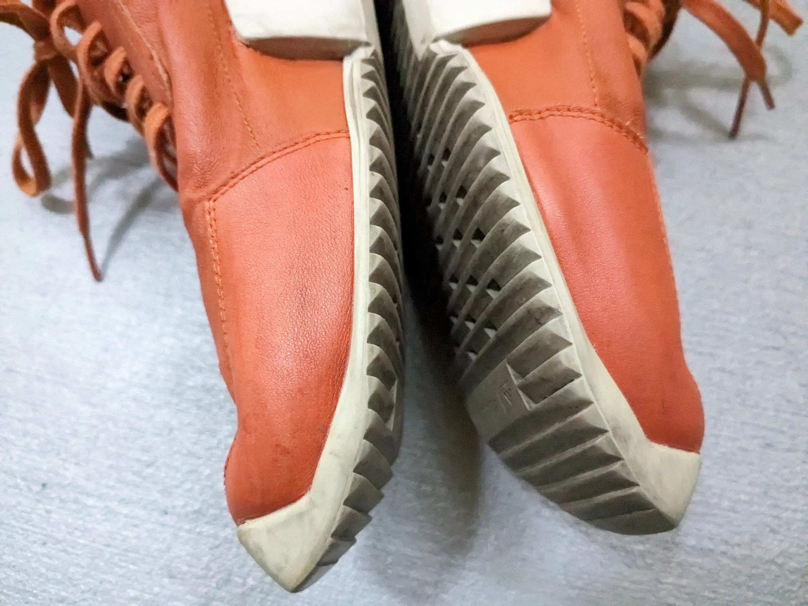 Adidas × Rick Owens Adidas x Rick Owens Level Runner Size 8.5 Orange BY2993 Size US 8.5 / EU 41-42 - 7 Thumbnail