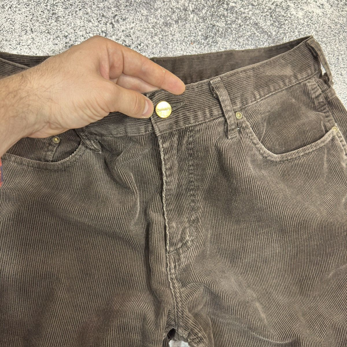 Carhartt × Vintage Carhartt vintage corduroy western pant 34x32 Size US 34 / EU 50 - 4 Thumbnail