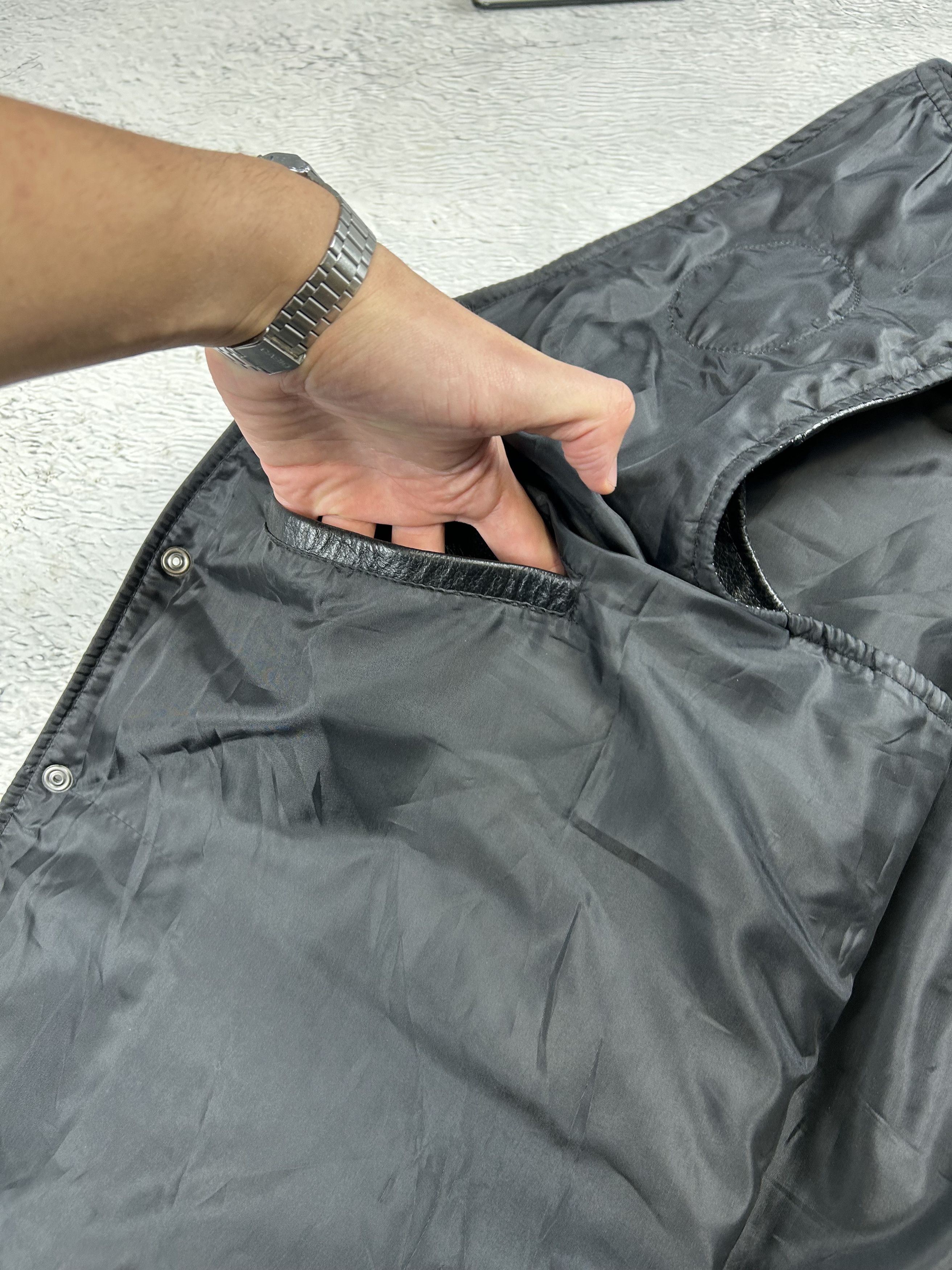 Genuine Leather × Vintage JTS Sandwell Biker Vintage Leather Vests Racing Streetwear Size US XXL / EU 58 / 5 - 8 Thumbnail