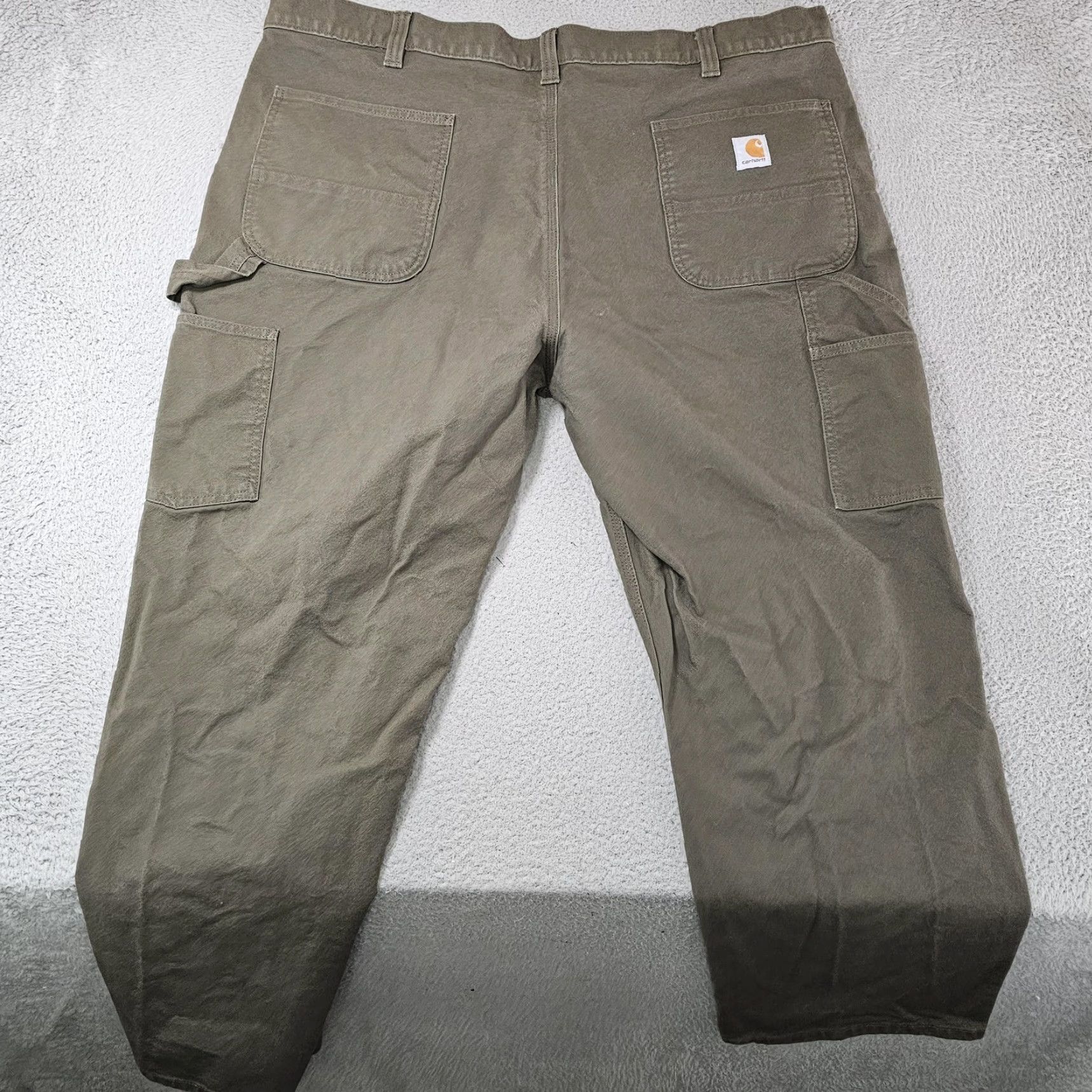 Carhartt Carhartt Rugged Flex Pants Mens 44x30 Green Duck Utility Work Carpenter Canvas Pants Size US 44 / EU 60 - 7 Thumbnail