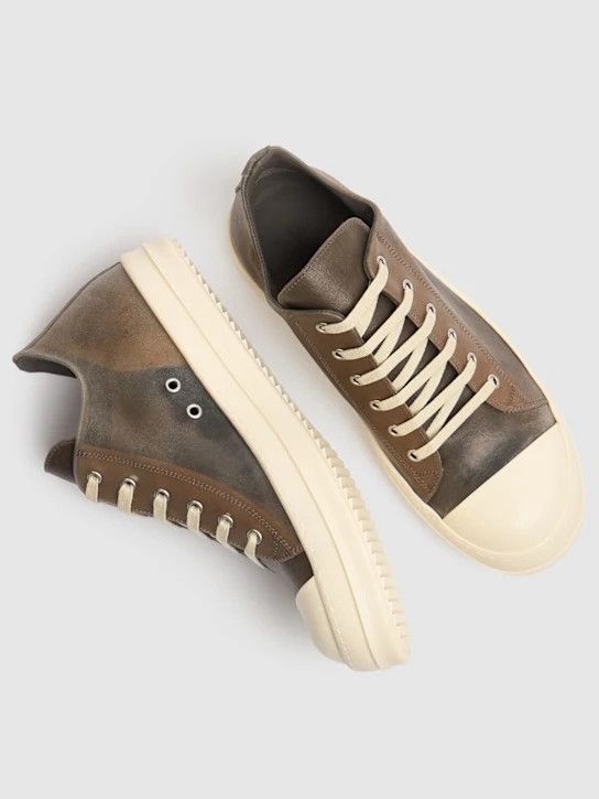Rick Owens o1lsvrm0425 Low Sneaks Sneakers in Dust/Milk Size US 9 / EU 42 - 4 Thumbnail