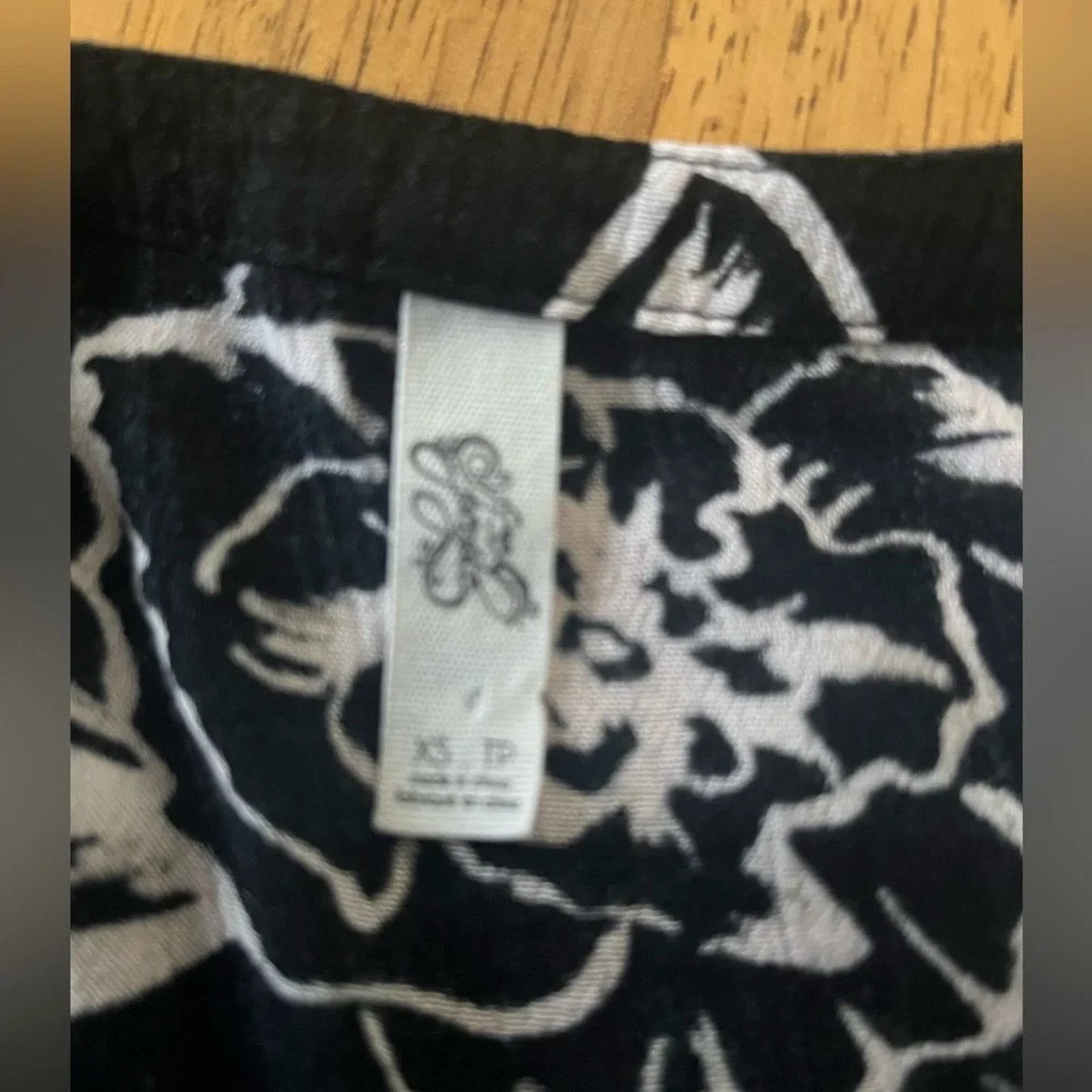Free People Free People black & white floral print swing tunic dress, XS Size XS / US 0-2 / IT 36-38 - 4 Thumbnail
