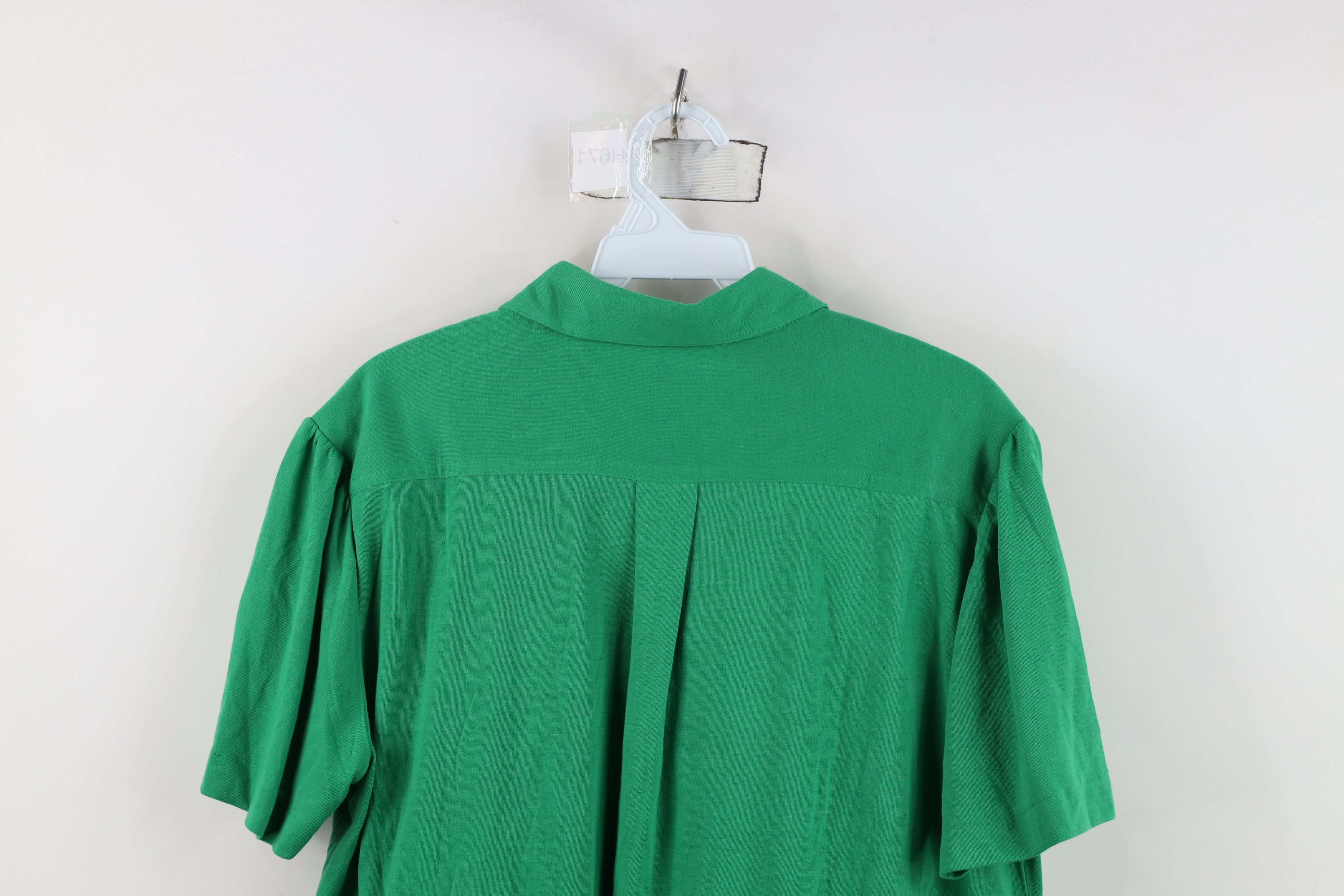 Vintage Vintage 70s Streetwear Short Sleeve Collared Button Shirt Size L / US 10 / IT 46 - 10 Thumbnail