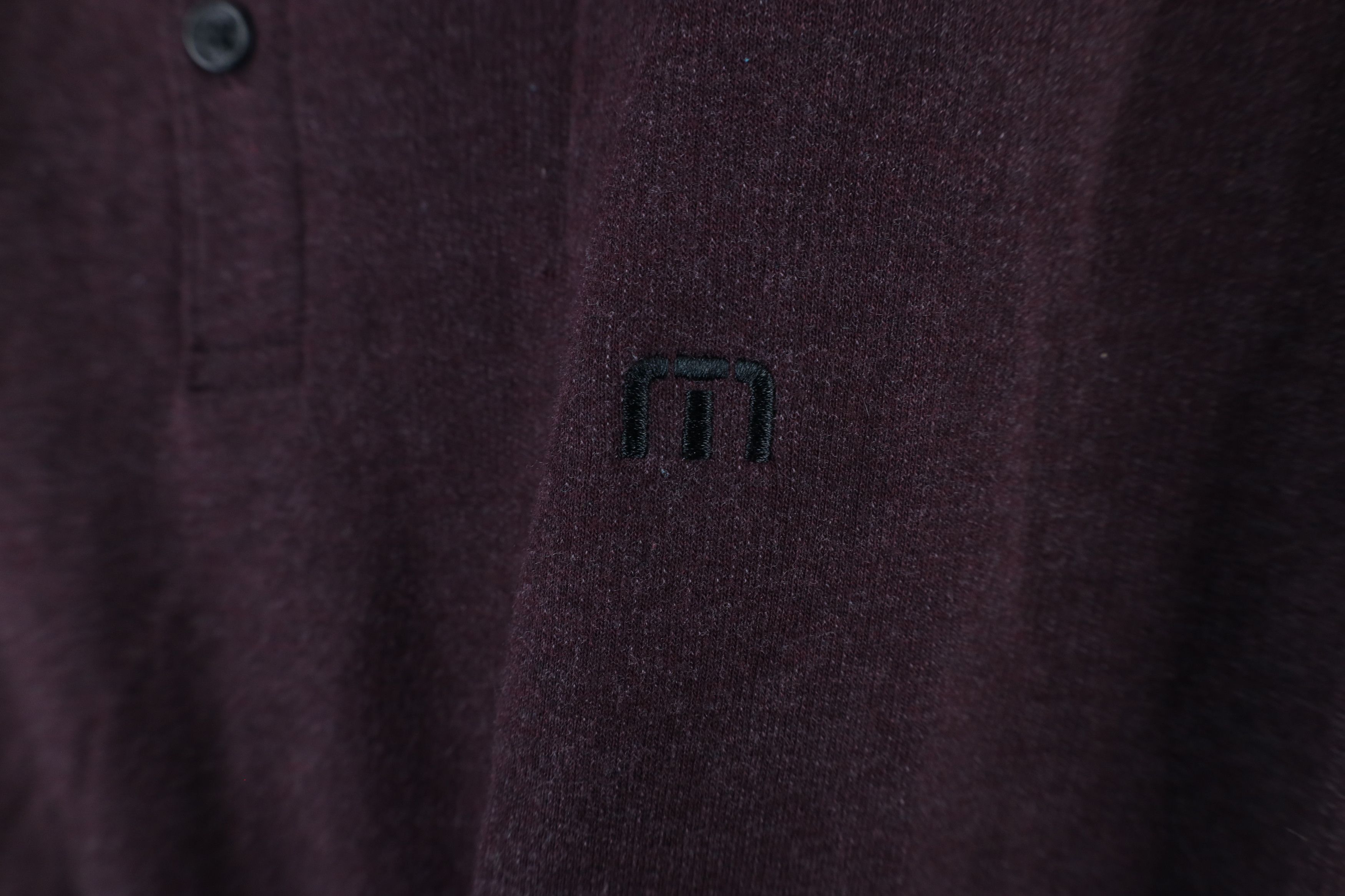 TravisMathew × Vintage Travis Mathew Golf Soft Knit Henley Hoodie Sweatshirt Purple Size US XXL / EU 58 / 5 - 4 Thumbnail