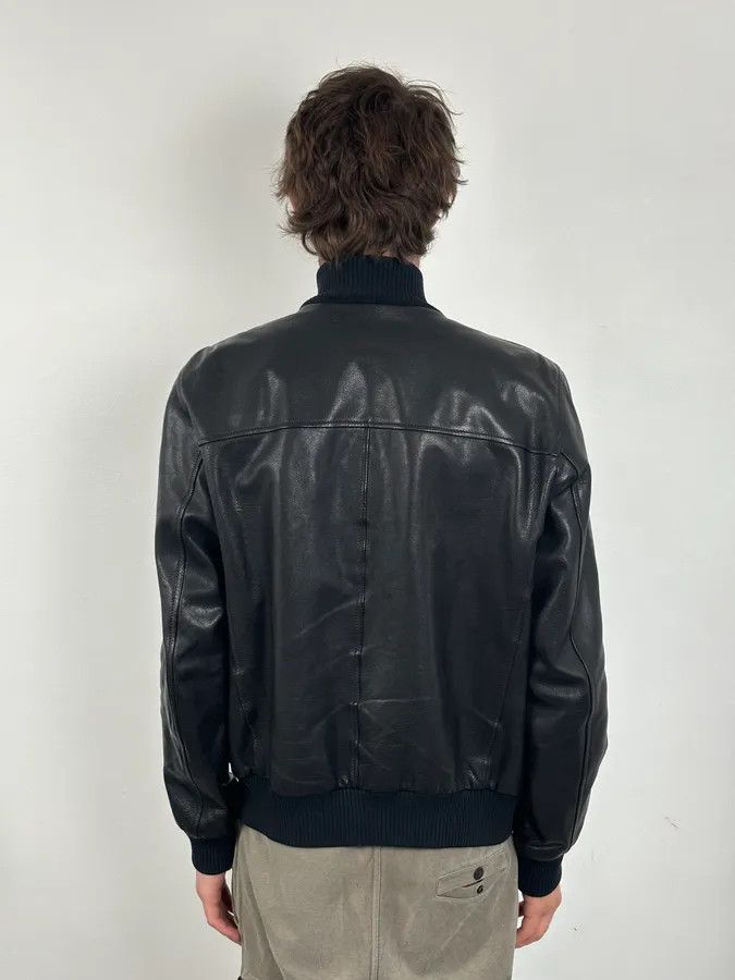 Prada AW2008 Prada Buttoned Black Leather Jacket Size US L / EU 52-54 / 3 - 3 Thumbnail