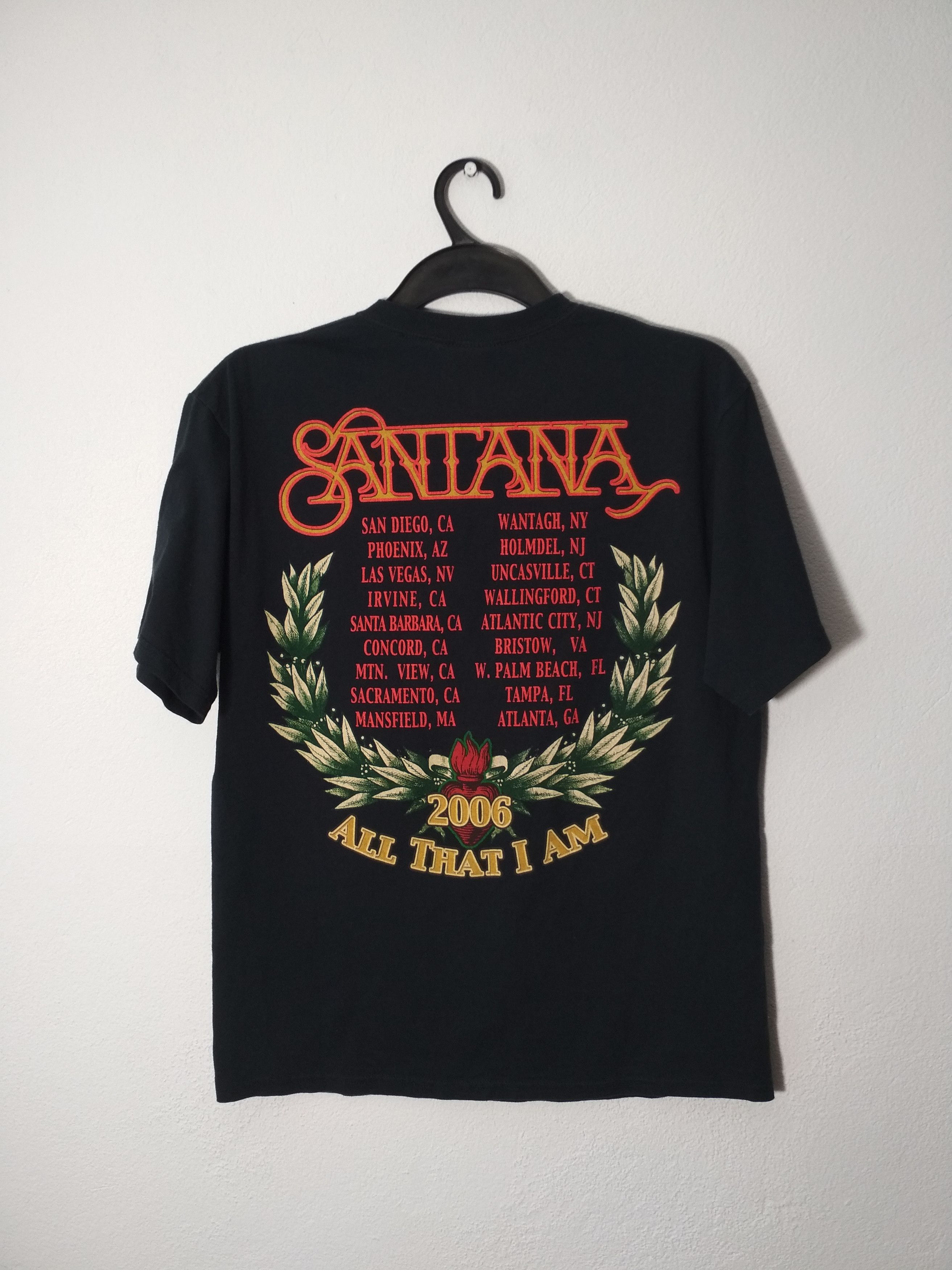 Band Tees Vintage SANTANA tour 2006 t-shirt tee M Size US M / EU 48-50 / 2 - 2 Thumbnail