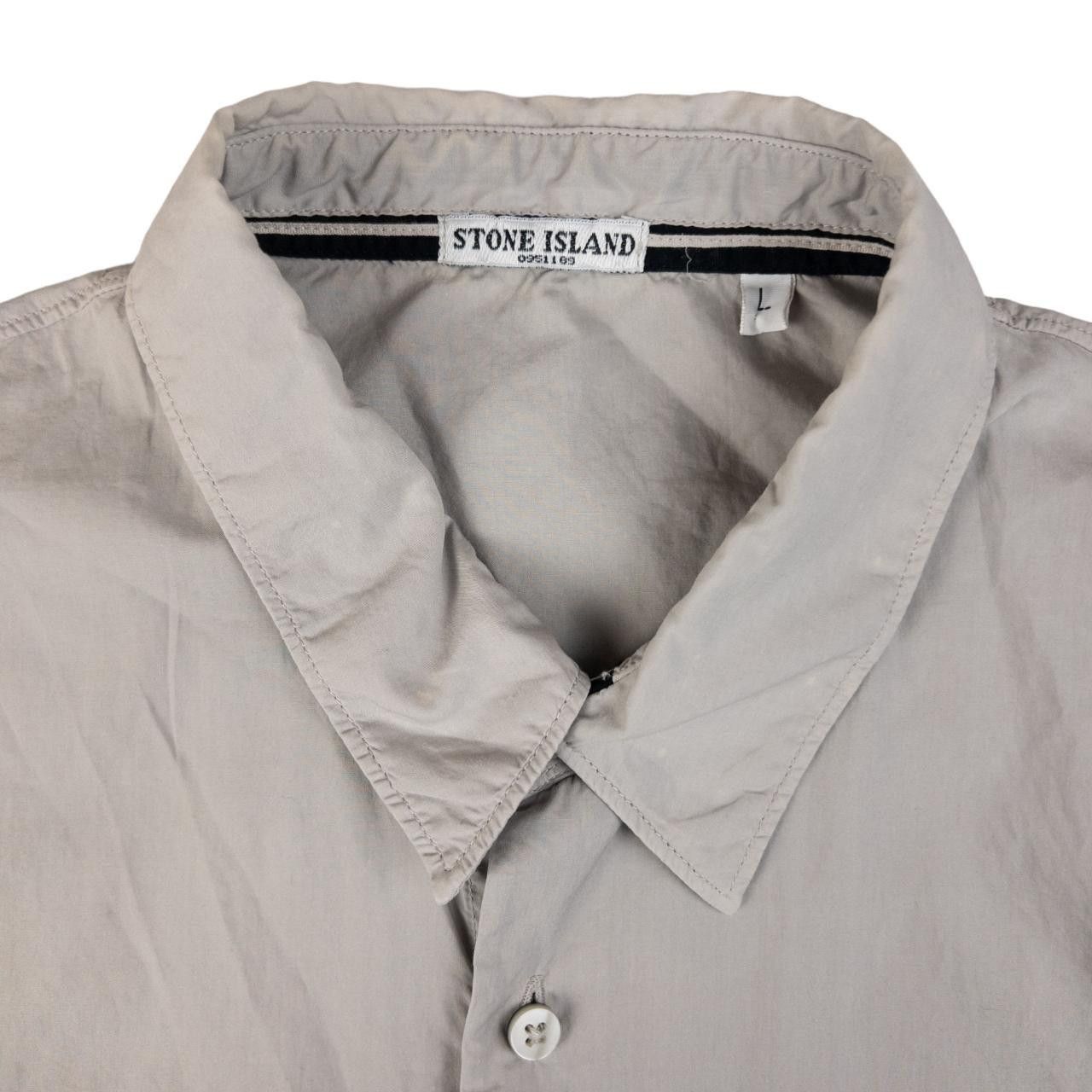 Stone Island Vintage Stone Island Short Sleeve Button Up Shirt Size M Size US M / EU 48-50 / 2 - 3 Thumbnail