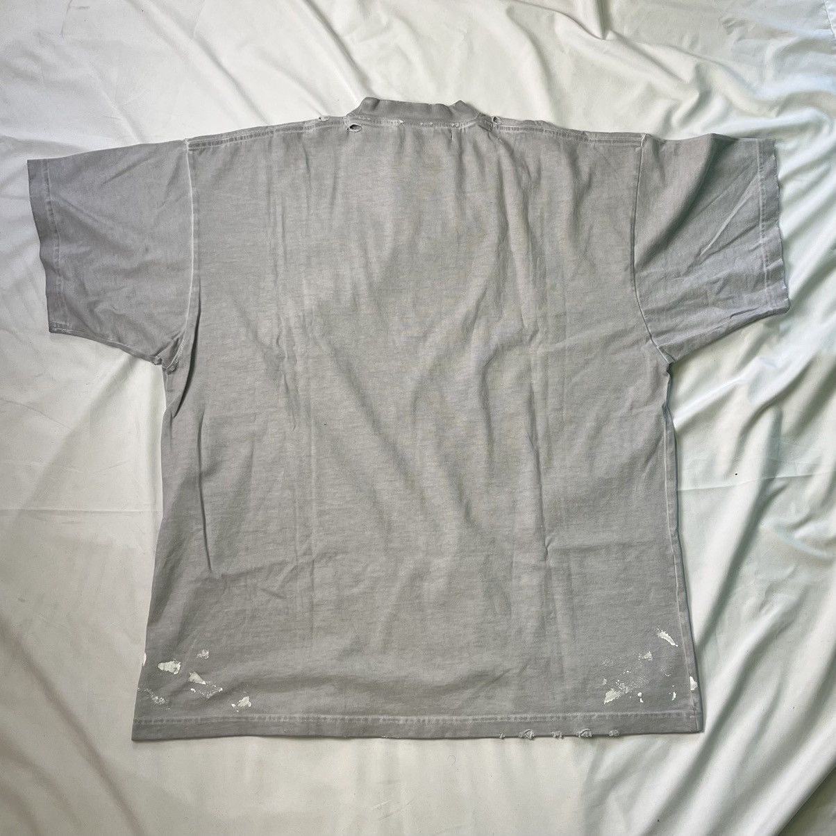 Balenciaga Balenciaga Metal Logo Grey T-Shirt Size US S / EU 44-46 / 1 - 2 Thumbnail