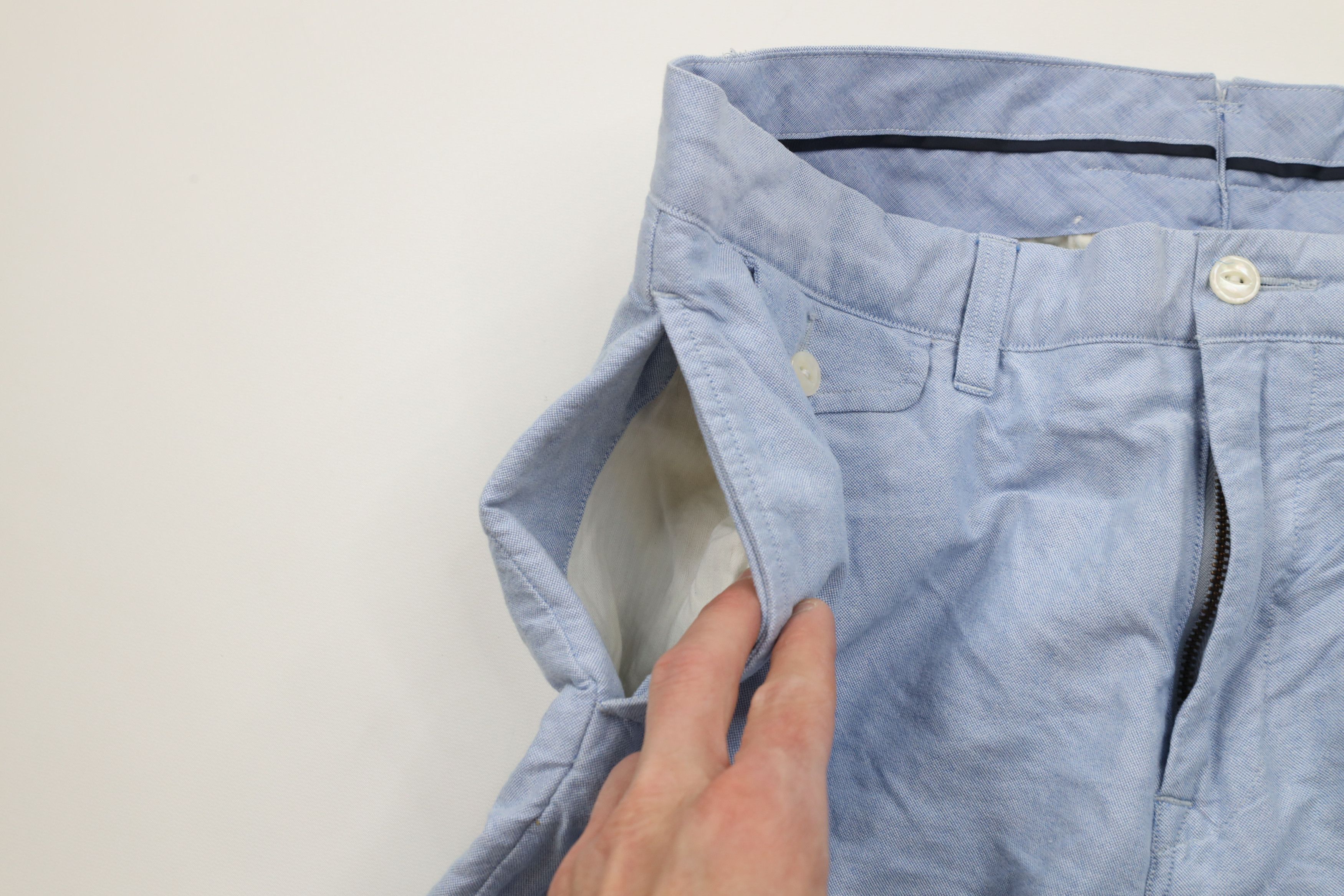 Ralph Lauren × Vintage Vintage Ralph Lauren Above Knee Cotton Oxford Chino Shorts Size US 34 / EU 50 - 6 Thumbnail