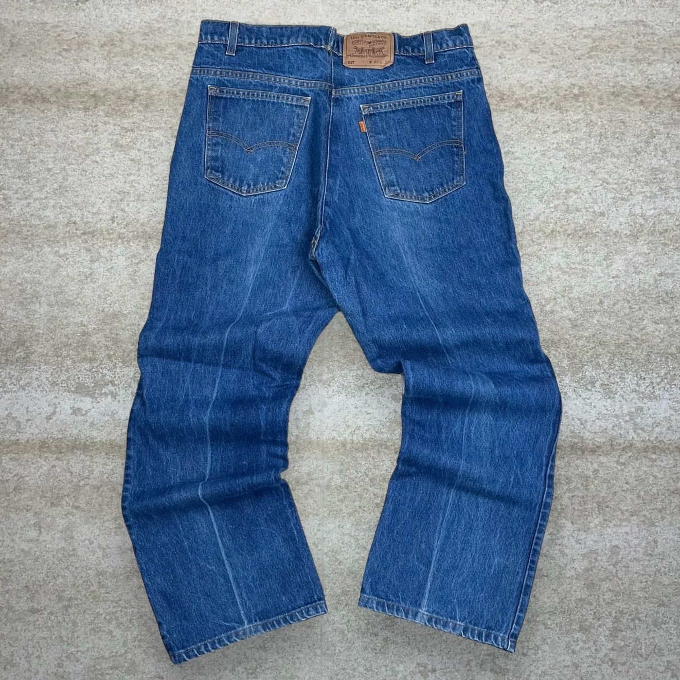 Levi's Vintage 90s Levis Jeans 517 40x32 Dark Wash Bootcut Flared Size US 40 / EU 56 - 1 Thumbnail