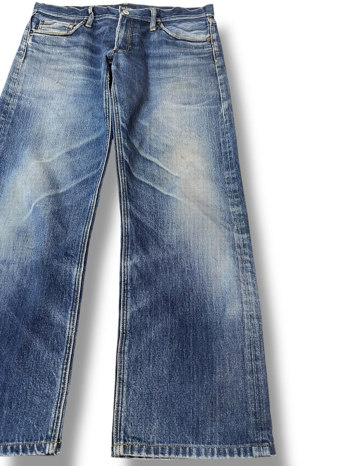 Paul Smith Vintage Paul Smith Whiskers Faded Grunge Denim Size US 34 / EU 50 - 4 Thumbnail