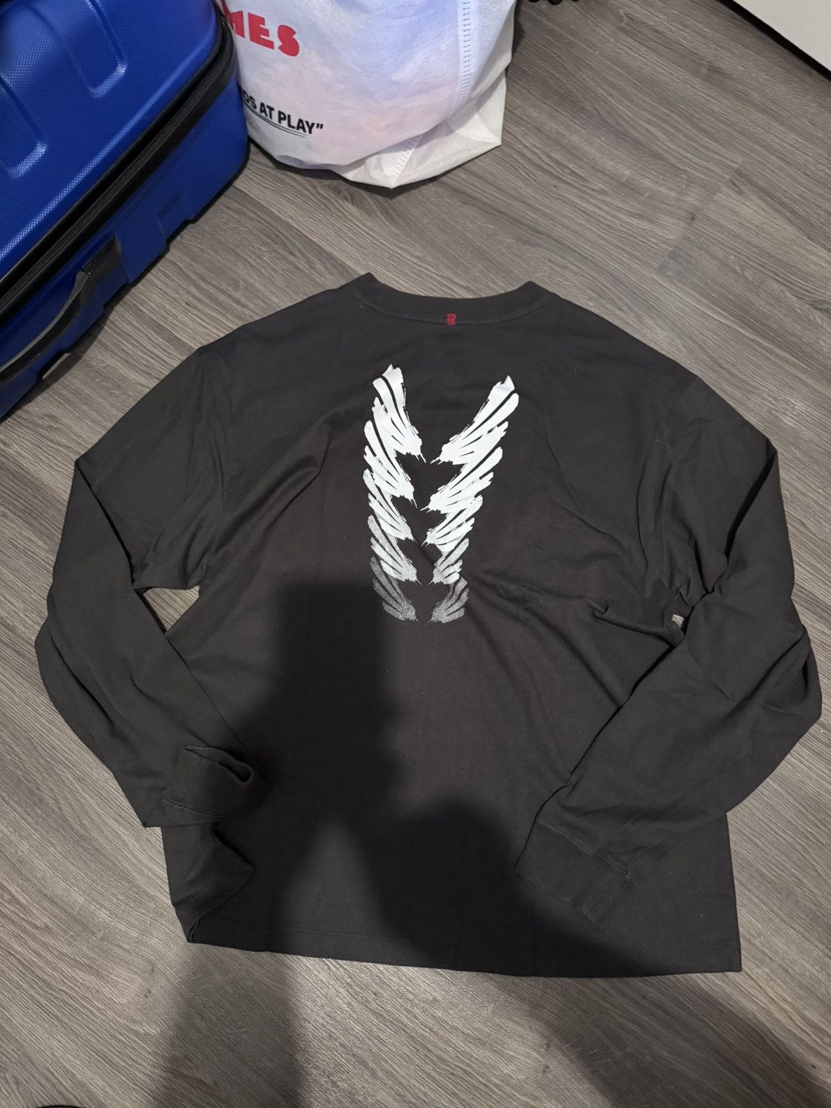 ASRV DSG. 0851 Tech Essentials Relaxed Long Sleeve “Wings” Size US M / EU 48-50 / 2 - 2 Thumbnail