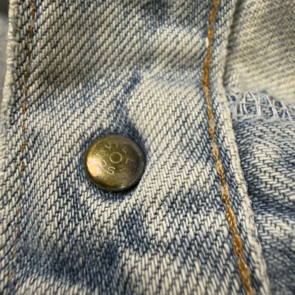 Denim & Co. Vintage 80s Selvedge Japanese Denim Wrangler Faded Wide Leg Size 28" / US 6 / IT 42 - 14 Thumbnail