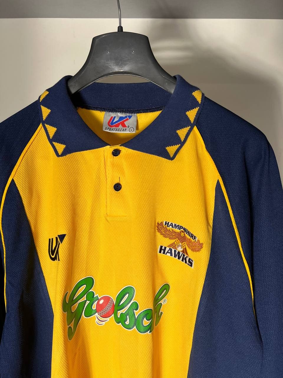 Vintage VERY RARE HAMPSHIRE HAWKS RETRO RUGBY JERSEY FOOTBALL 90s Size US L / EU 52-54 / 3 - 2 Thumbnail