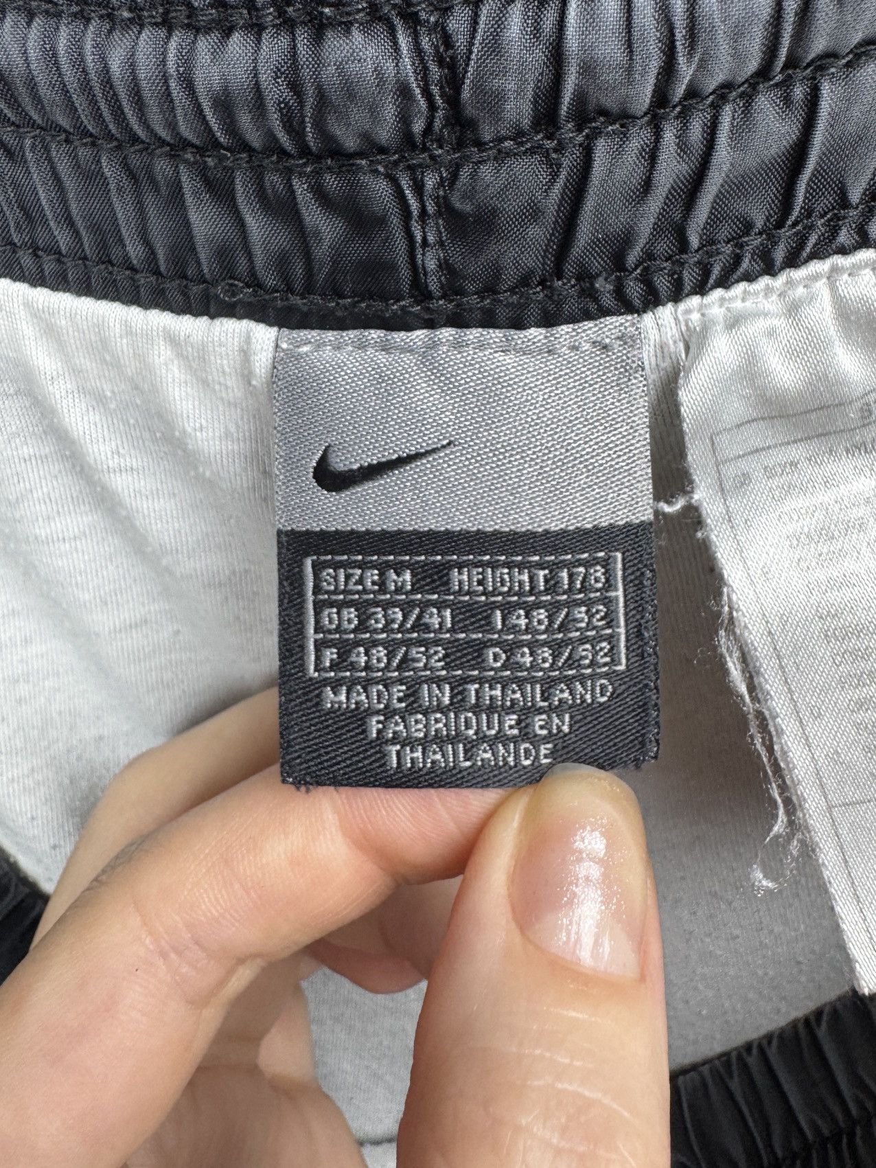 Nike Nike vintage y2k dark grey faded distressed track pants sz M Size US 32 / EU 48 - 12 Thumbnail