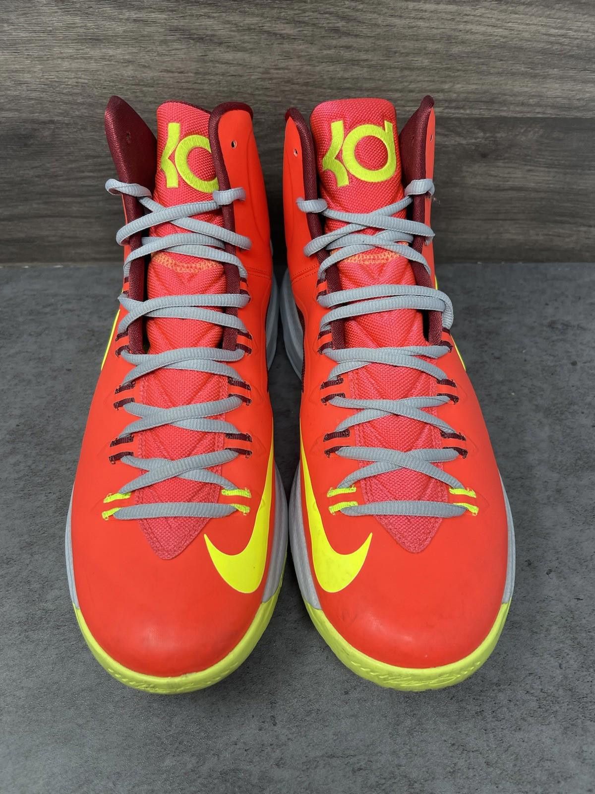 Nike Nike KD 5 DMV Mens Size 13 Shoes Orange Yellow Basketball Size US 13 / EU 46 - 3 Thumbnail
