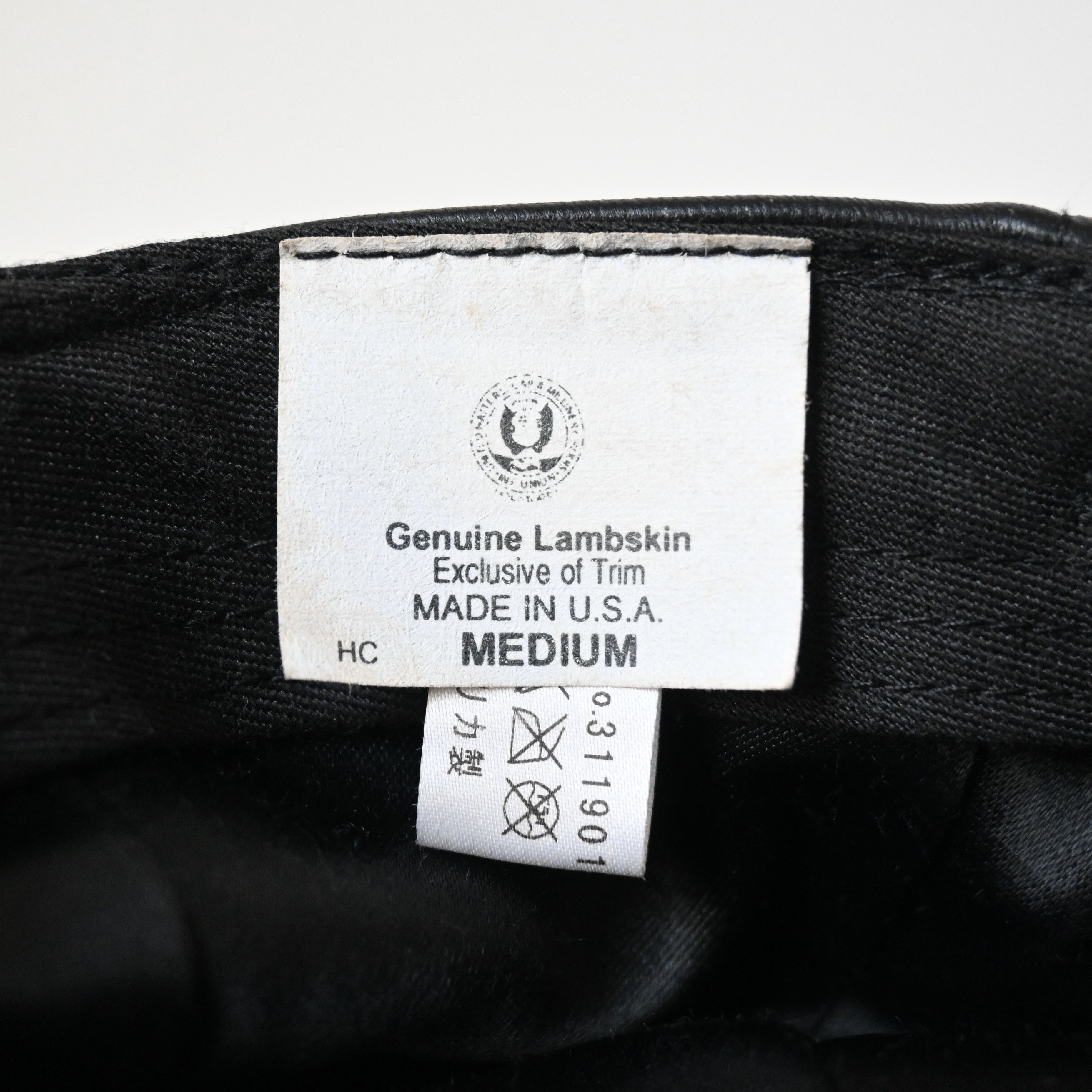 Schott Schott Bros genune lambskin leather hanting hat, made in USA Size ONE SIZE - 13 Thumbnail