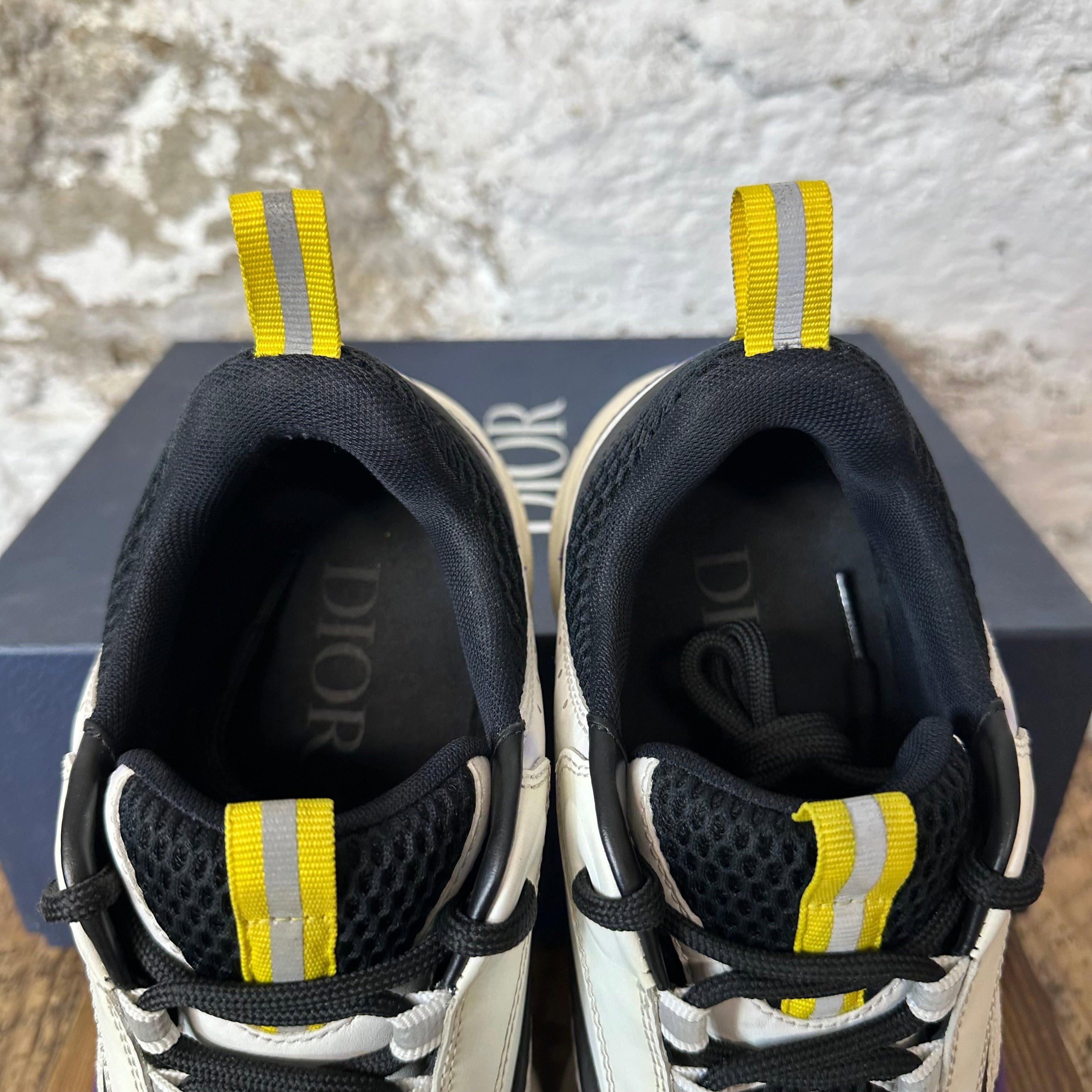 Dior Dior B22 Yellow Purple White Sneaker Sz 8 (41) Size US 8 / EU 41 - 4 Thumbnail