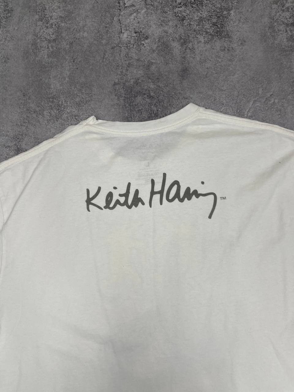 Keith Haring Keith Haring Men Vintage Cotton T-Shirt White Tee Size L Size US L / EU 52-54 / 3 - 5 Thumbnail