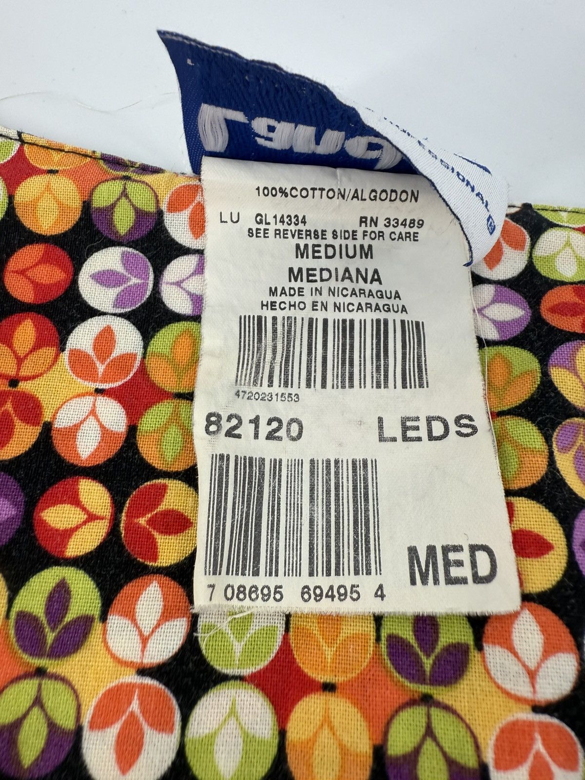 Other Vintage Landau Uniform Scrub Top Multi Floral Size Medium Size M / US 6-8 / IT 42-44 - 8 Thumbnail
