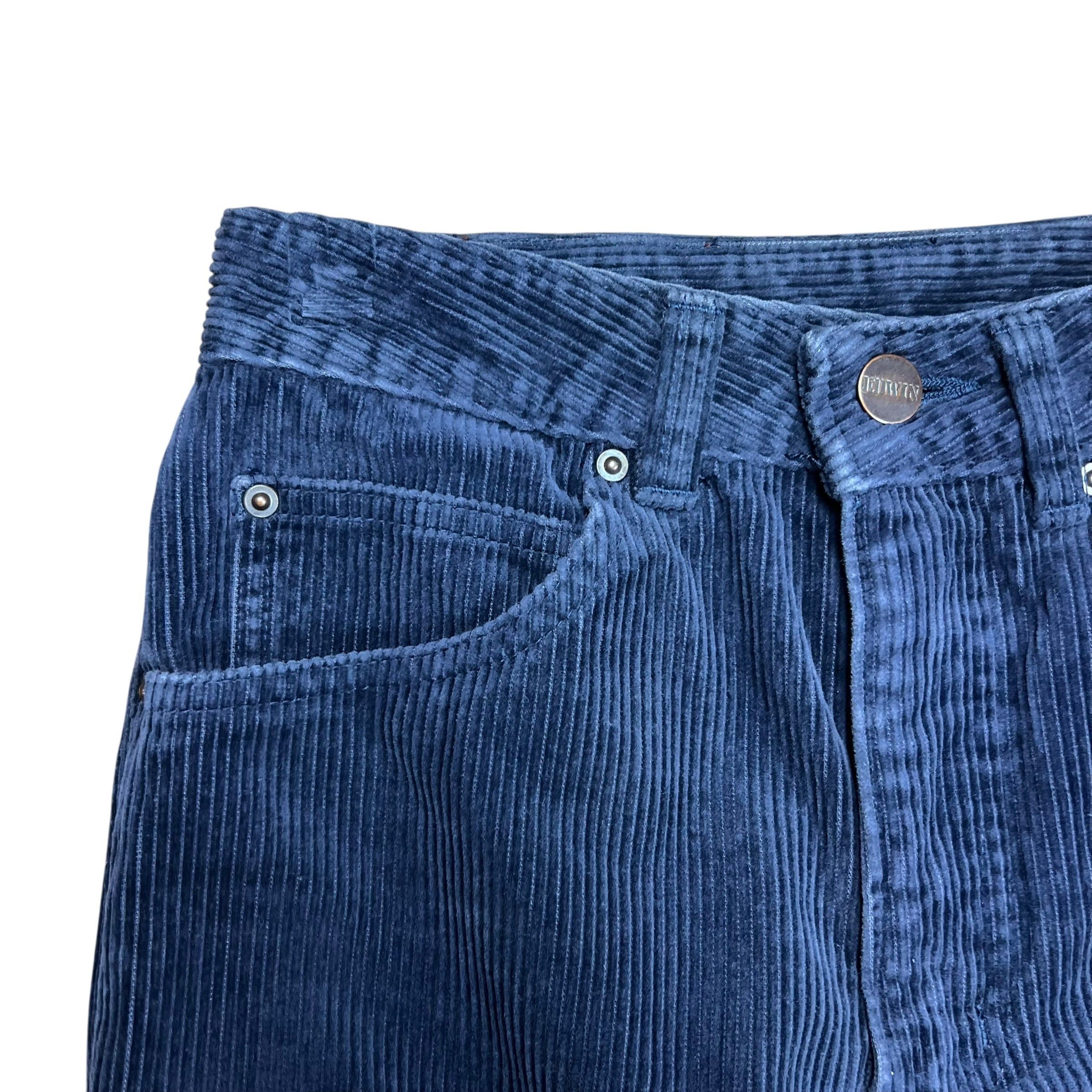 Edwin Edwin Japan Navy Corduroy Pants - 26" Size 26" / US 2 / IT 38 - 3 Thumbnail
