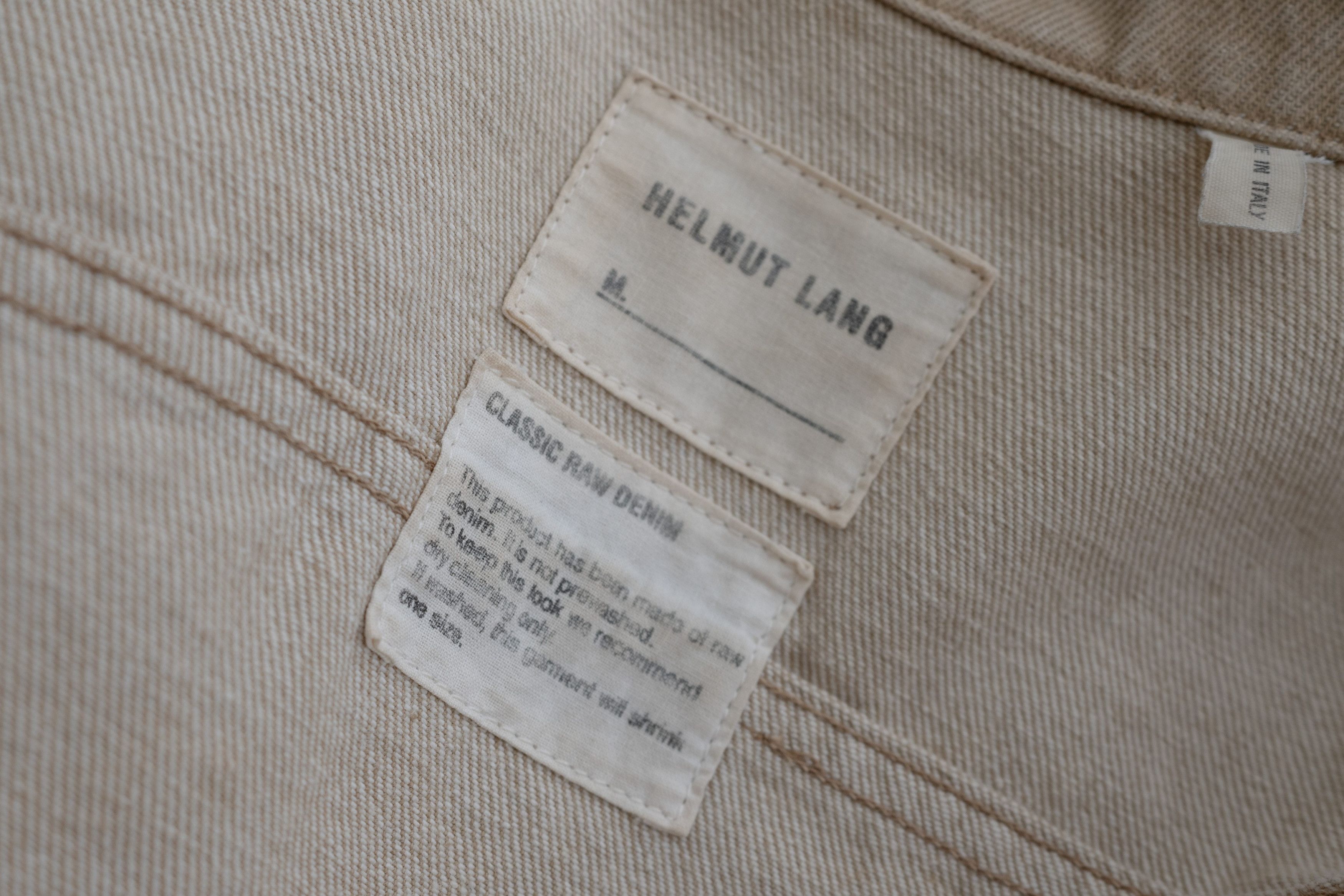 Helmut Lang 2000 HELMUT LANG RAW DENIM CLASSIC 2-POCKET JACKET Size US S / EU 44-46 / 1 - 8 Thumbnail