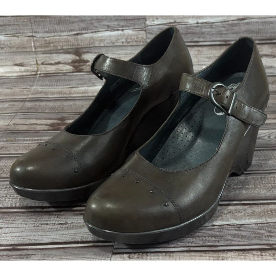 Dansko Dansko Fanny Wedge Mary Jane Leather Pumps Platform sz 41 US Size US 10.5 / IT 40.5 - 1 Thumbnail