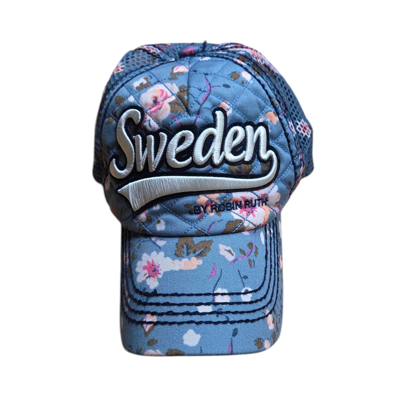 Robin Ruth Robin Ruth Sweden Floral Flowers Trucker Hat Cap Size ONE SIZE - 1 Thumbnail
