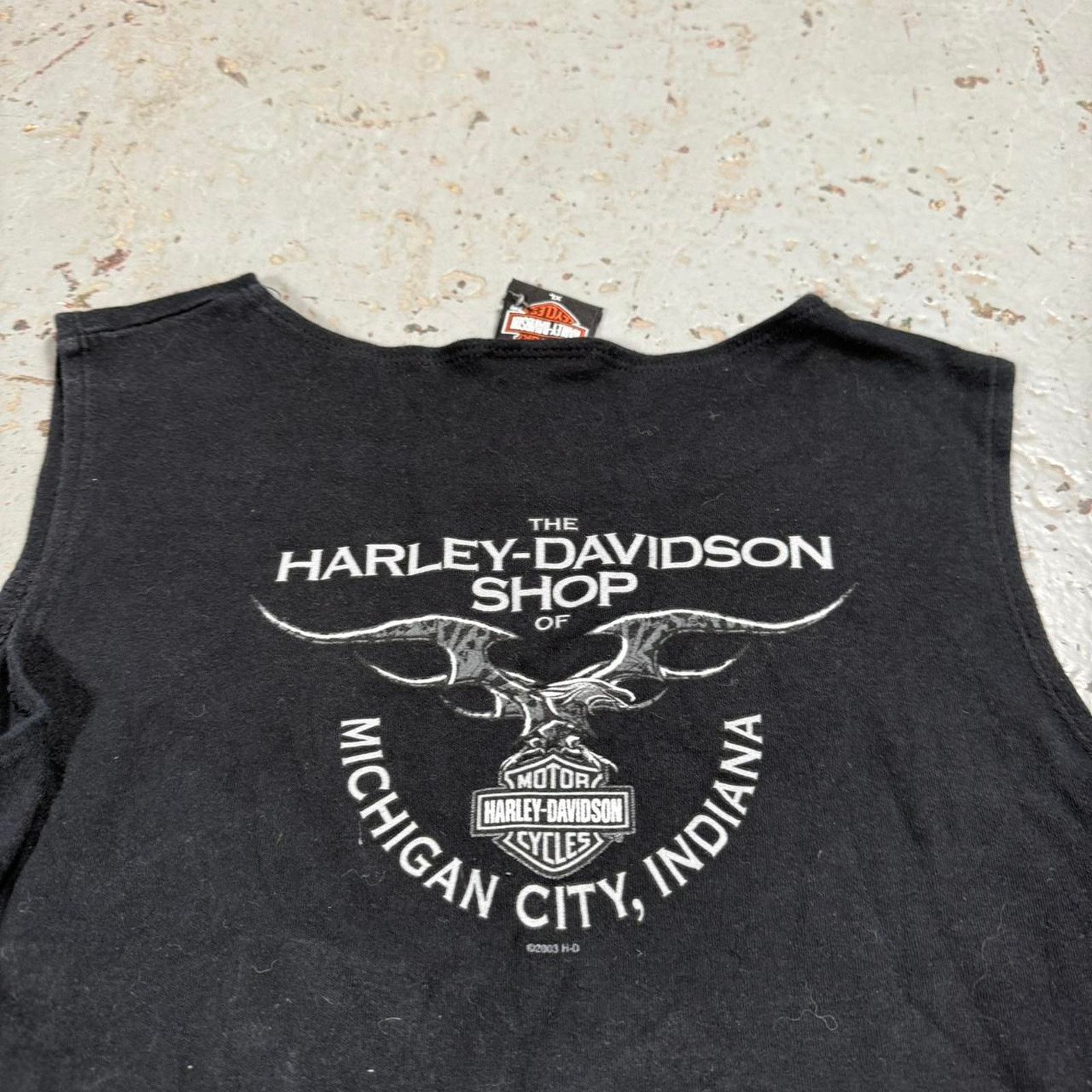 Harley Davidson Harley davidson eagle rhinestone Tank top Size XS / US 0-2 / IT 36-38 - 4 Thumbnail