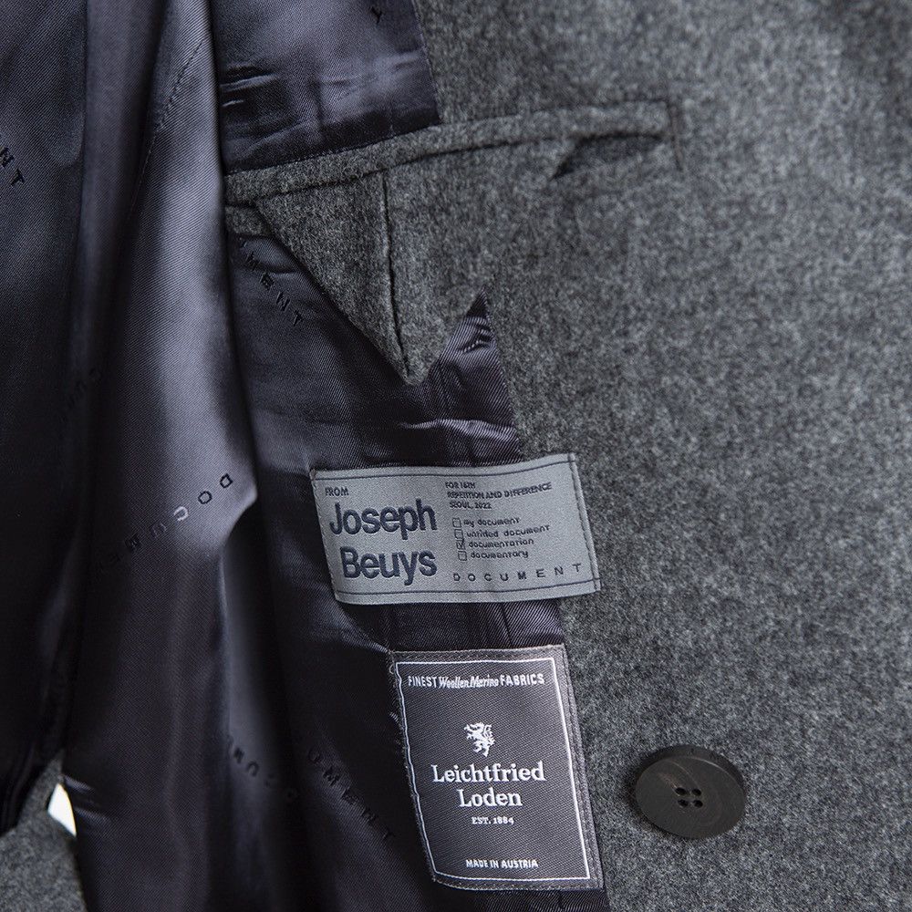 Document Document Beuys Belted Jacket in Austrian Loden Felt Wool Size US L / EU 52-54 / 3 - 6 Thumbnail