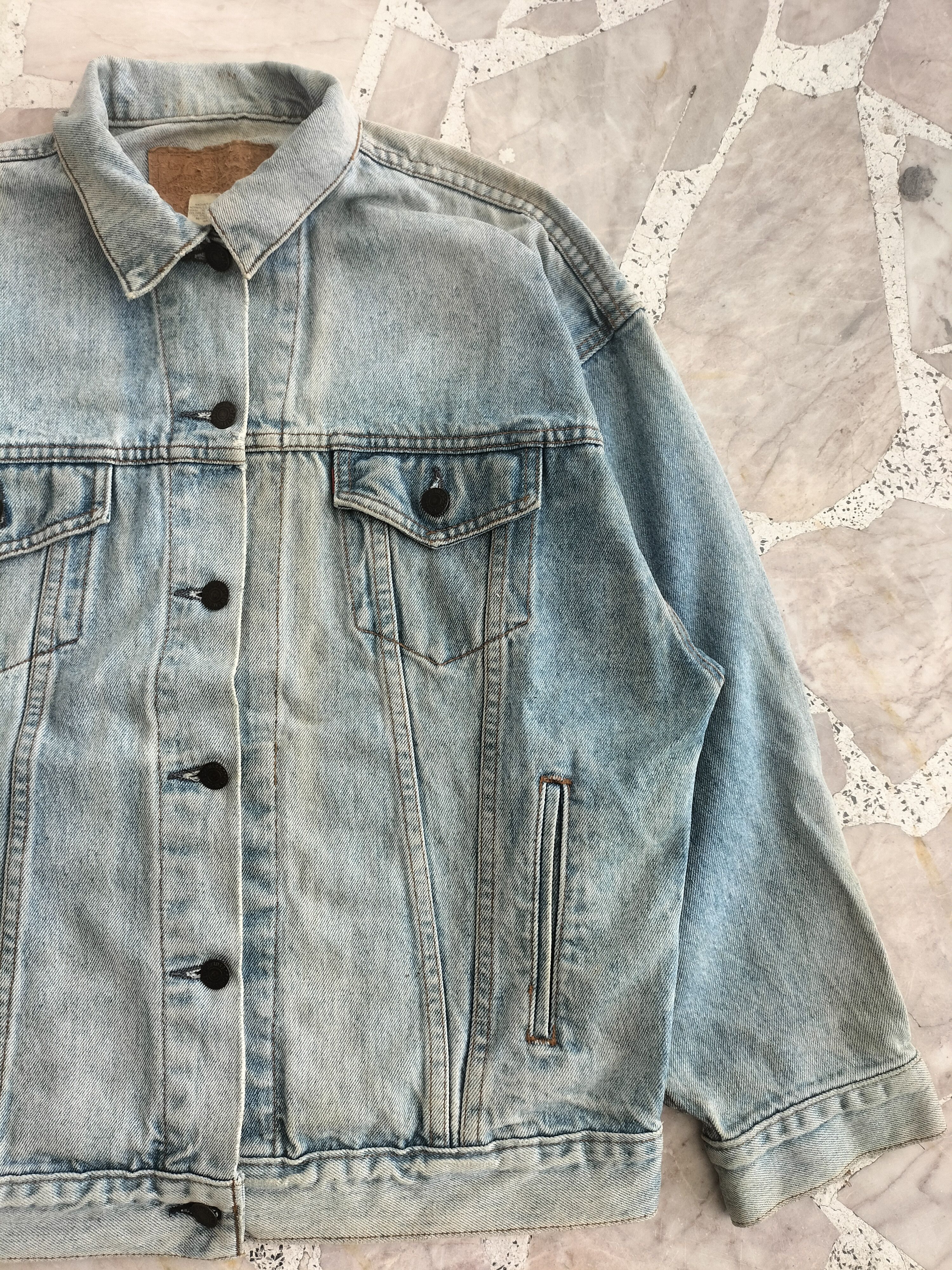 Levi's Levi's Vintage USA 90s Denim Jacket Size M / US 6-8 / IT 42-44 - 6 Thumbnail