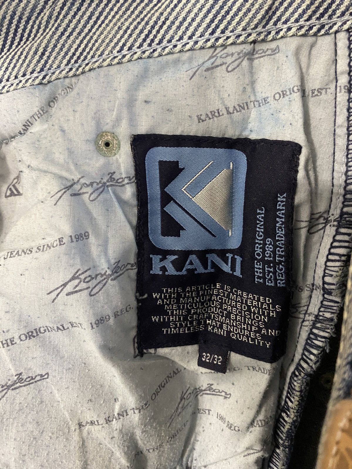 Vintage Karl Kani Brooklyn Baggy Fit Pants Vintage Size US 32 / EU 48 - 6 Thumbnail