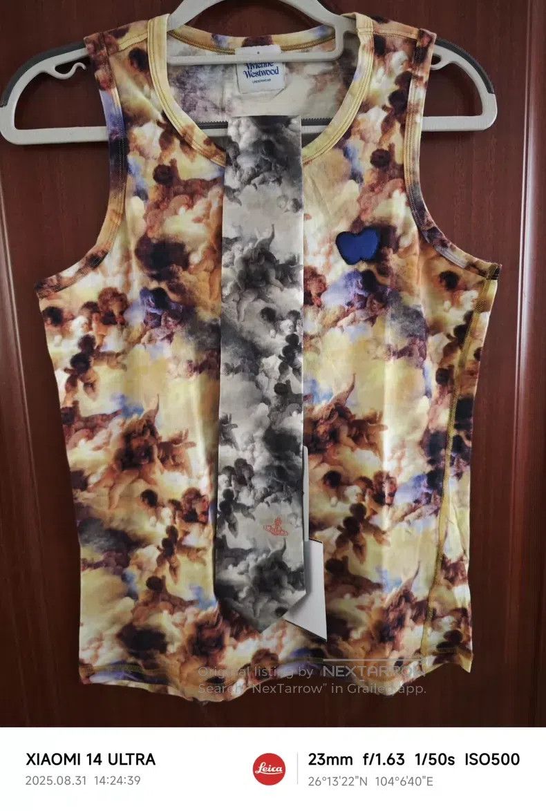 Vivienne Westwood Fully Printed Oil Painting Angel Vest
