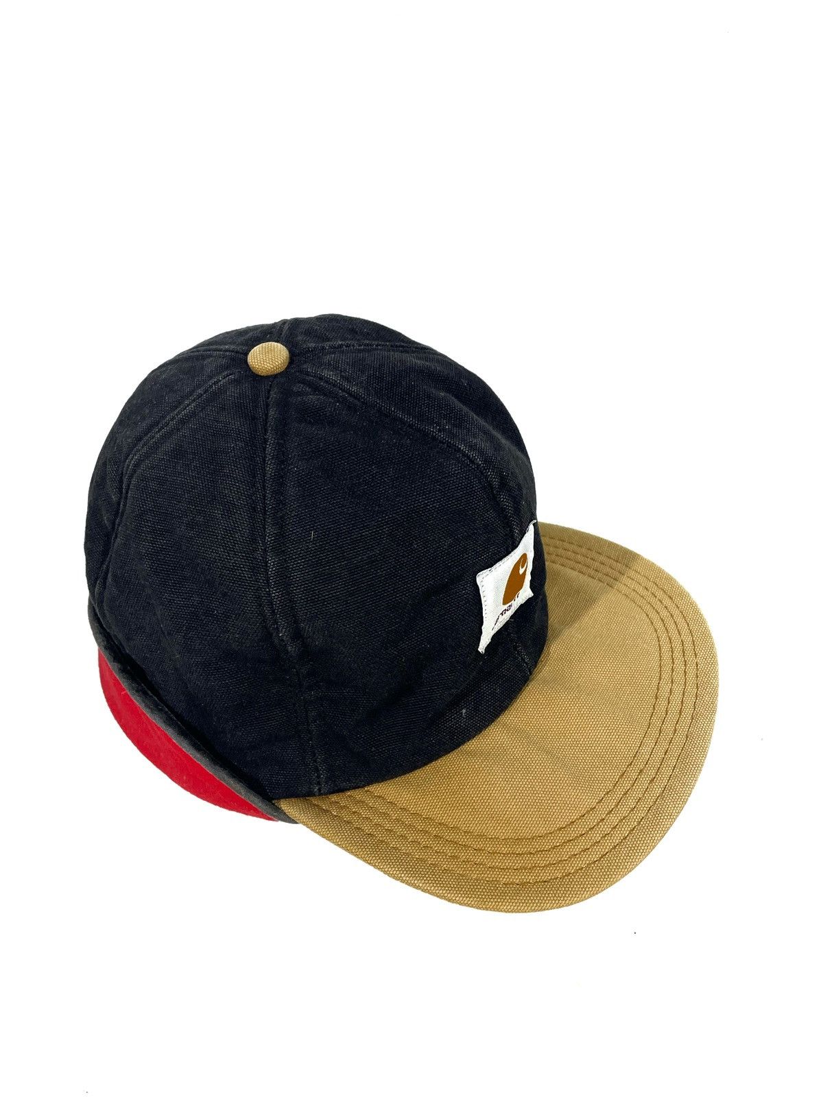Carhartt × Vintage Vintage Rare Carhartt Denim Jeans Cap Made In USA Size XL Size ONE SIZE - 5 Thumbnail