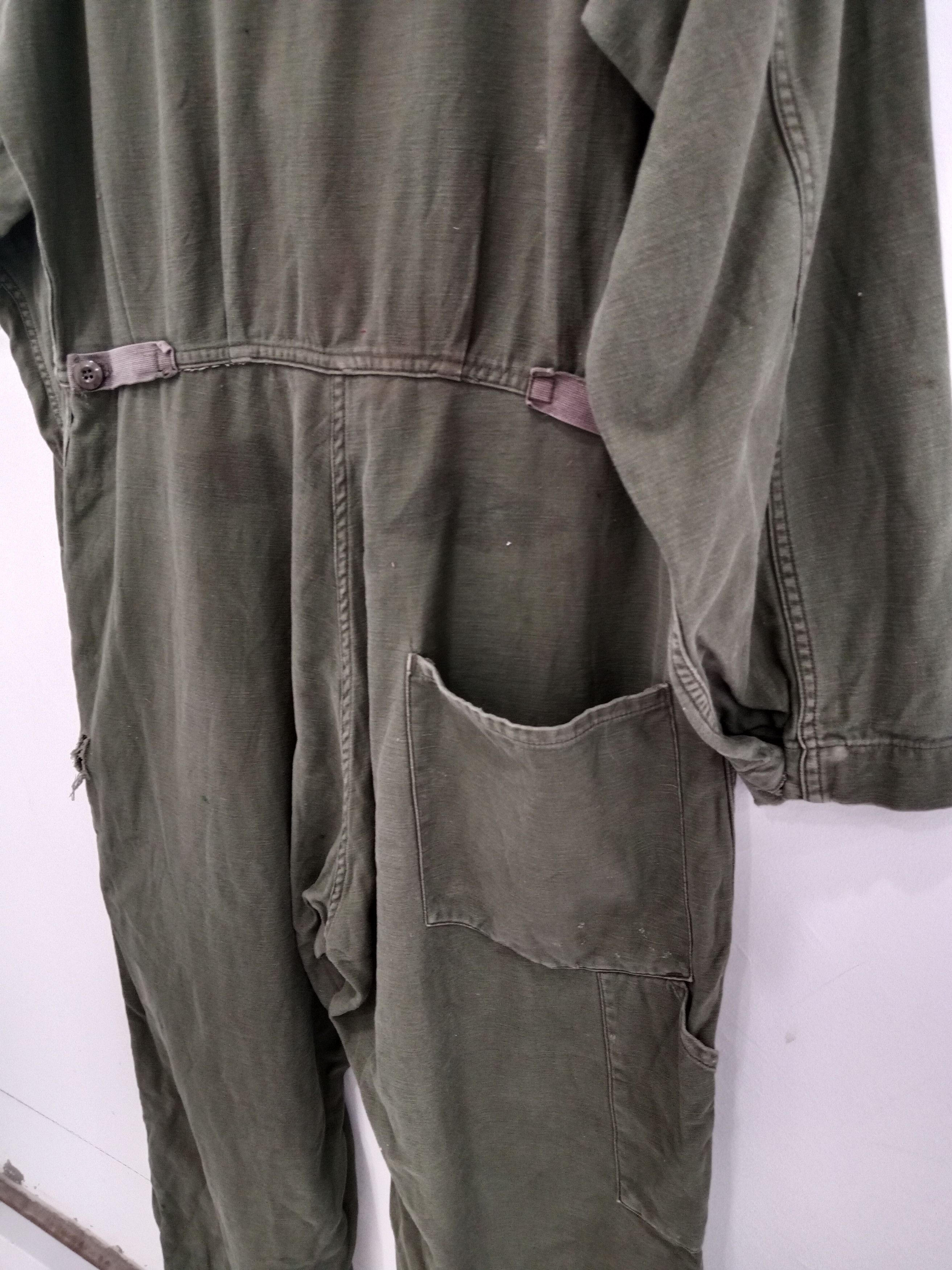Third & Army × Vintage Vintage 90s Army Coverall Military Flying Size US L / EU 52-54 / 3 - 7 Thumbnail