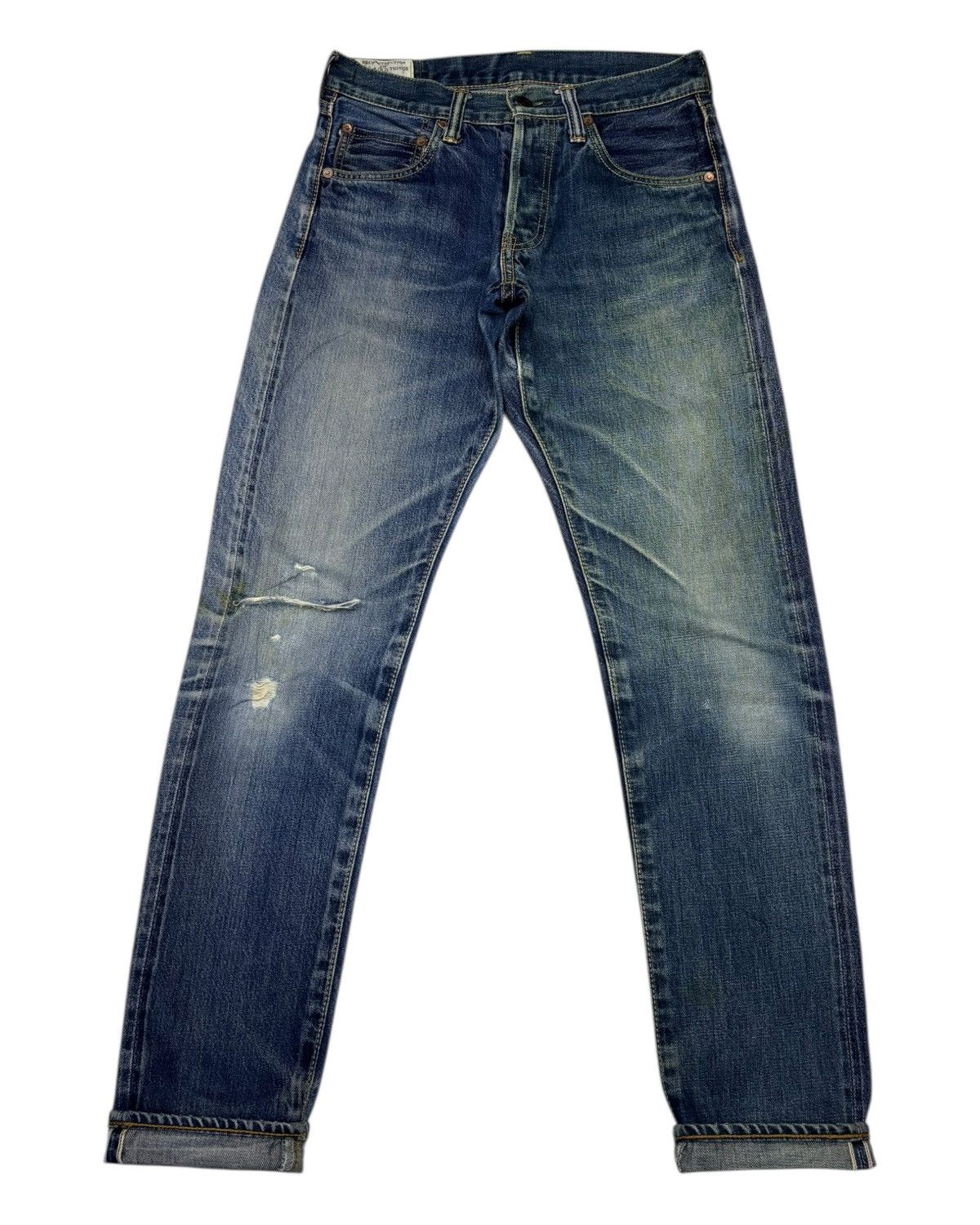 Studio D'Artisan STUDIO D'ARTISAN SELVEDGE DISTRESSED DENIM JEANS Size US 28 / EU 44 - 1 Thumbnail